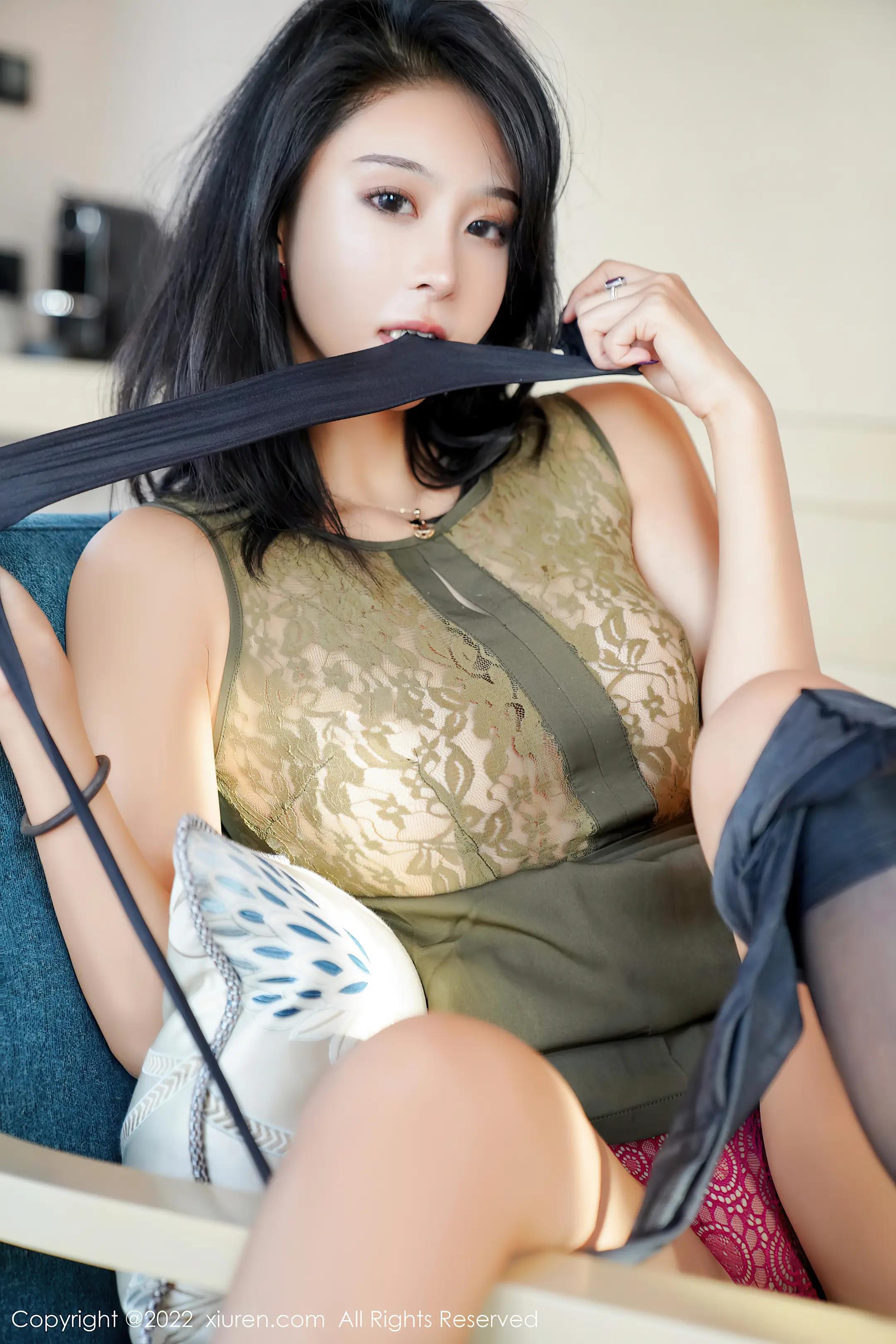 [秀人网] 2022.01.06 – NO.4428 蓝夏Akasha#[51P]-1