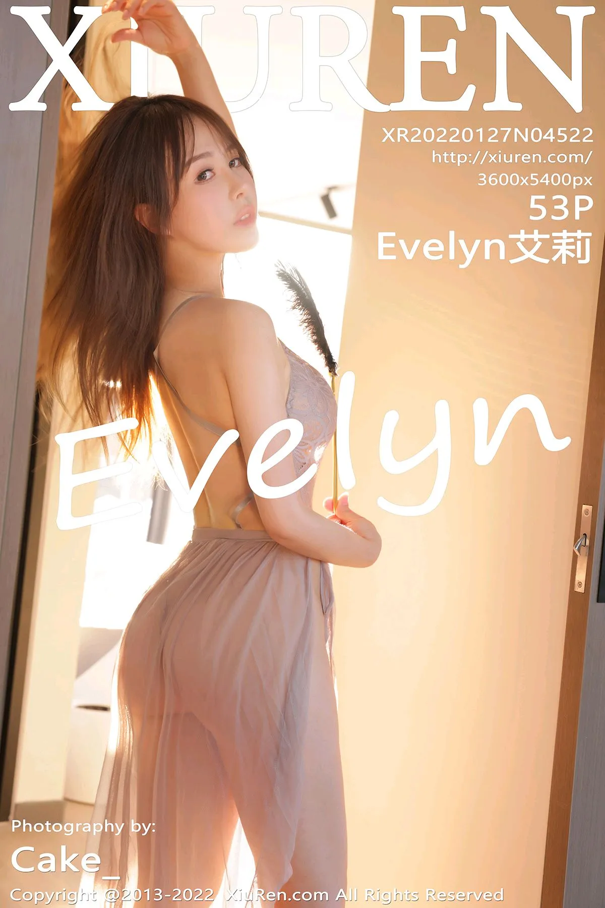 [秀人网] 2022.01.27 – NO.4522 Evelyn艾莉#[54P]-1