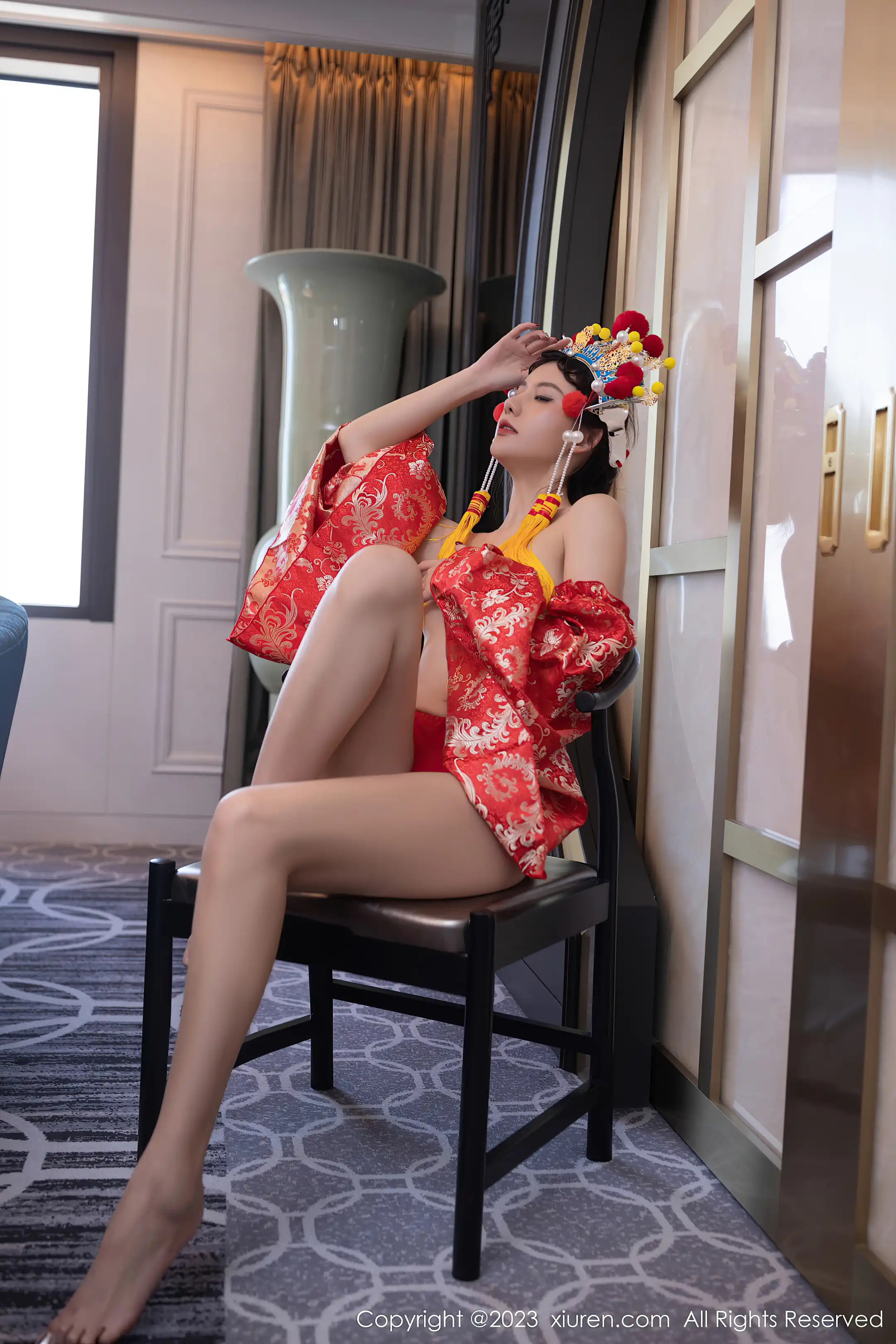 [秀人网] 2023.02.22 NO.6308 就是阿朱啊#[82P]-9