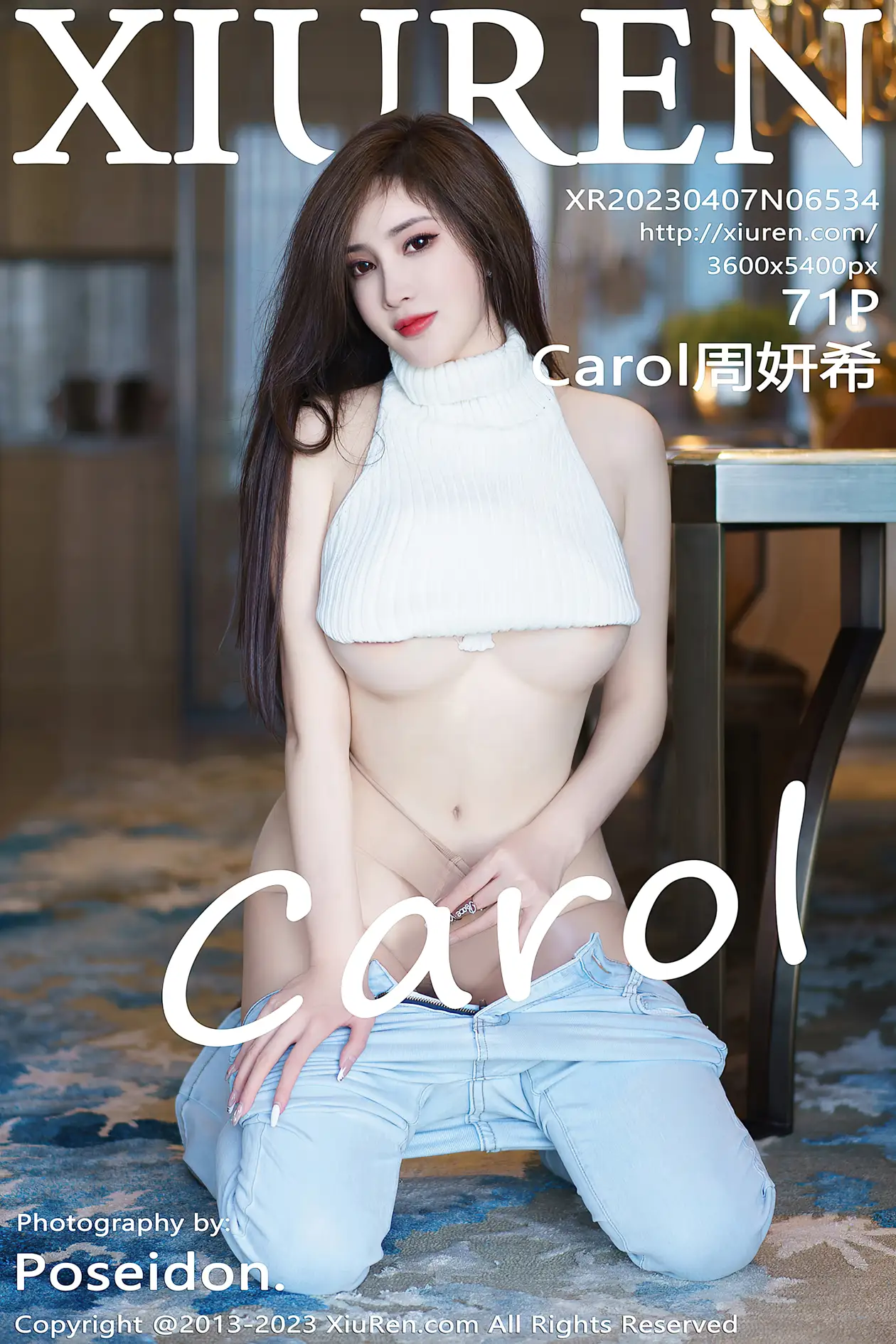 [秀人网] 2023.04.07 NO.6534 Carol周妍希 牛仔裤#[72P]-1