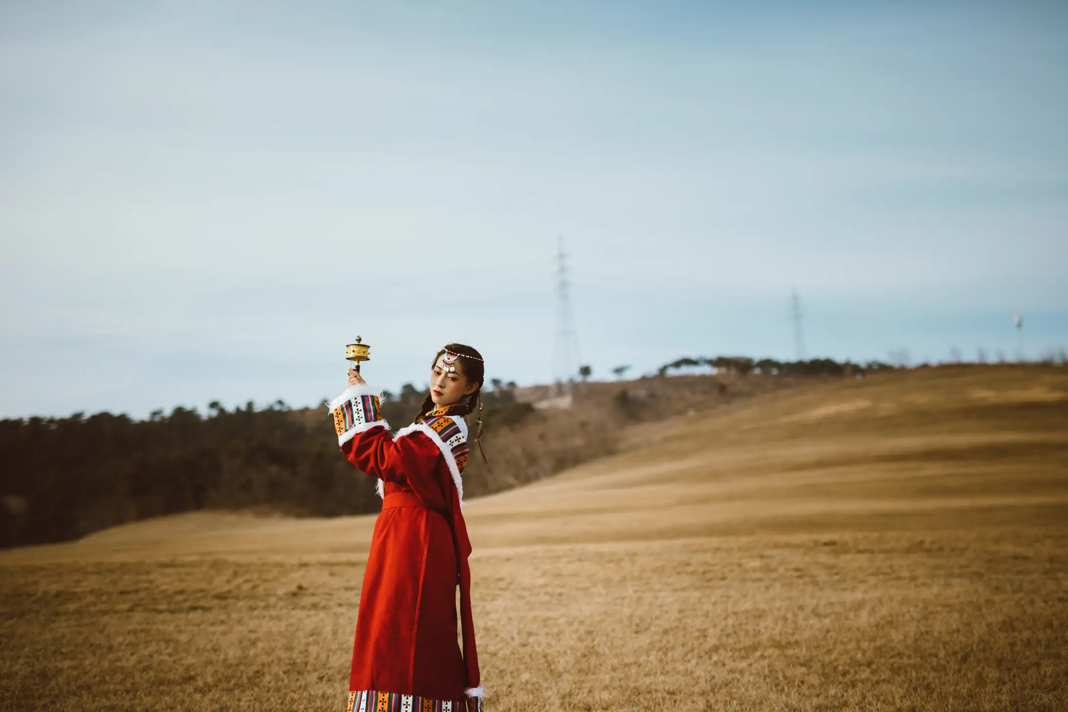 [艺图语] 2022.07.04 Vol.1376 – 牧场藏服少女 壹萱-#[22P]-4