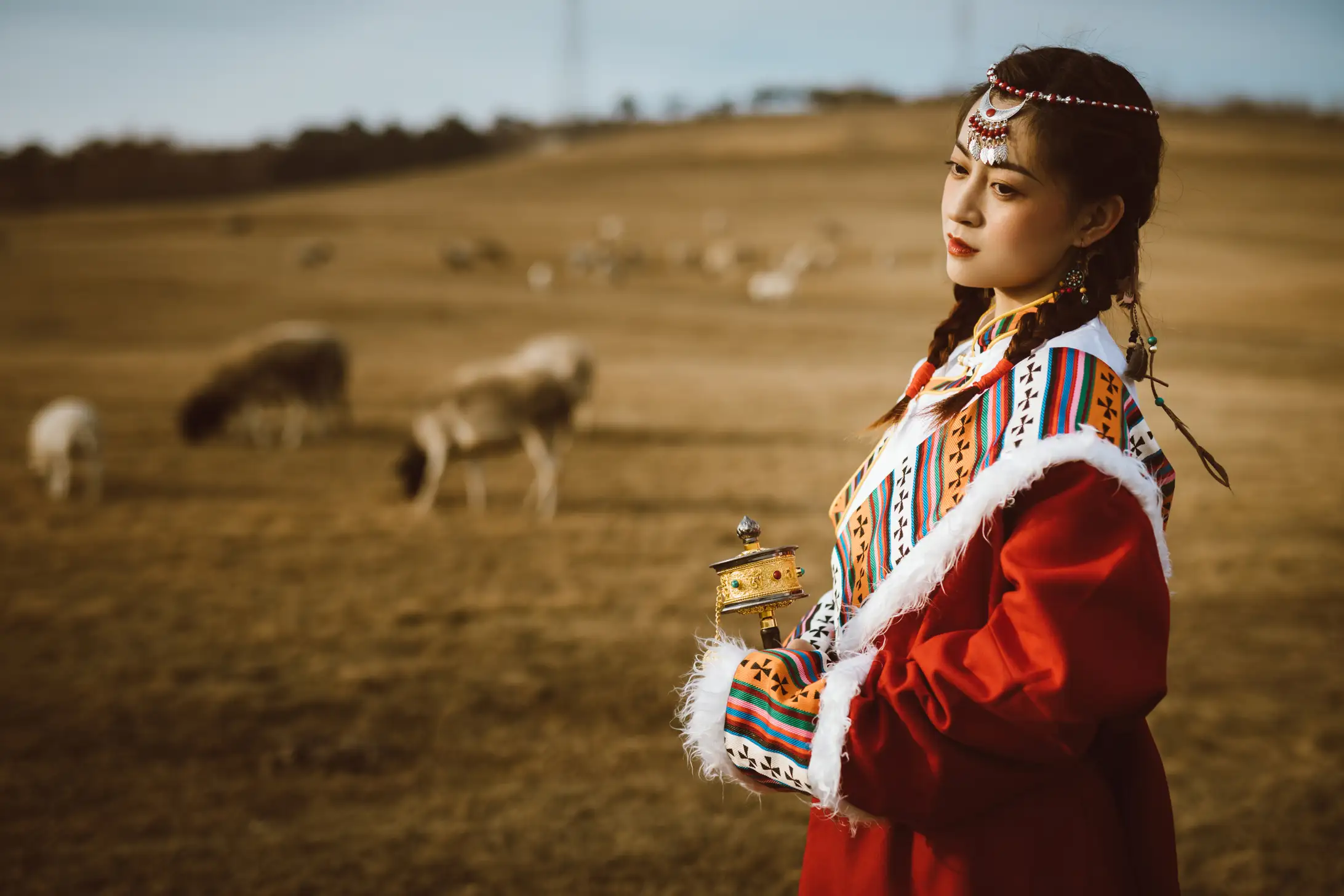 [艺图语] 2022.07.04 Vol.1376 – 牧场藏服少女 壹萱-#[22P]-6