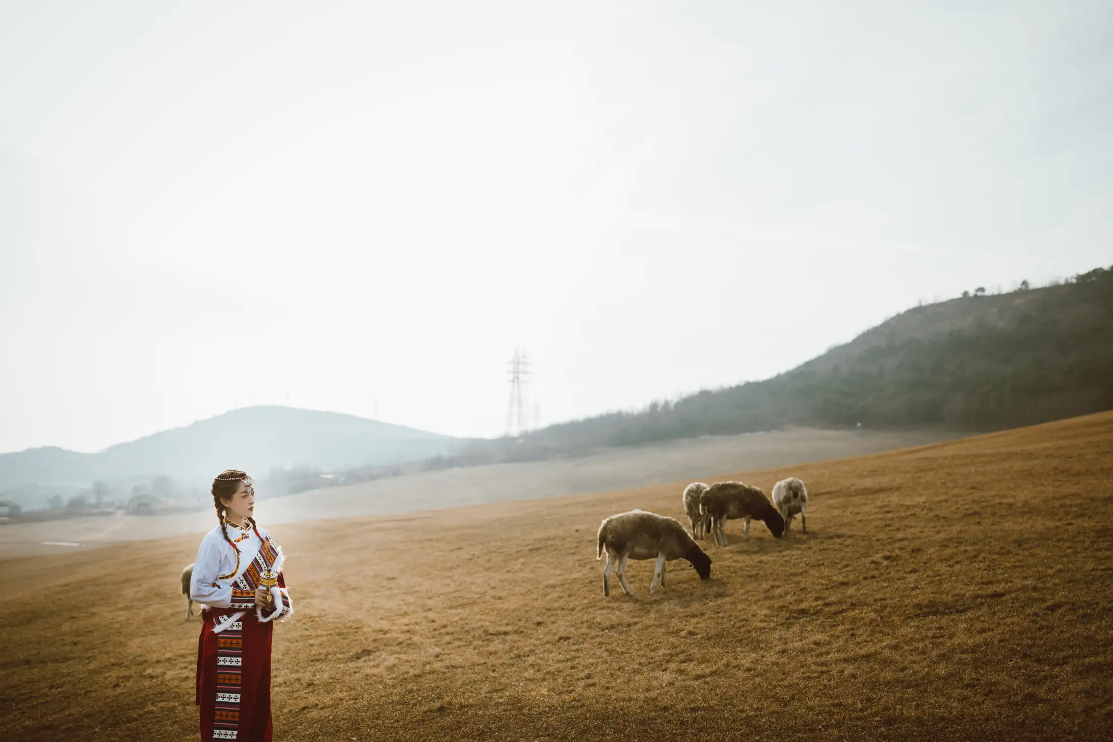 [艺图语] 2022.07.04 Vol.1376 – 牧场藏服少女 壹萱-#[22P]-7