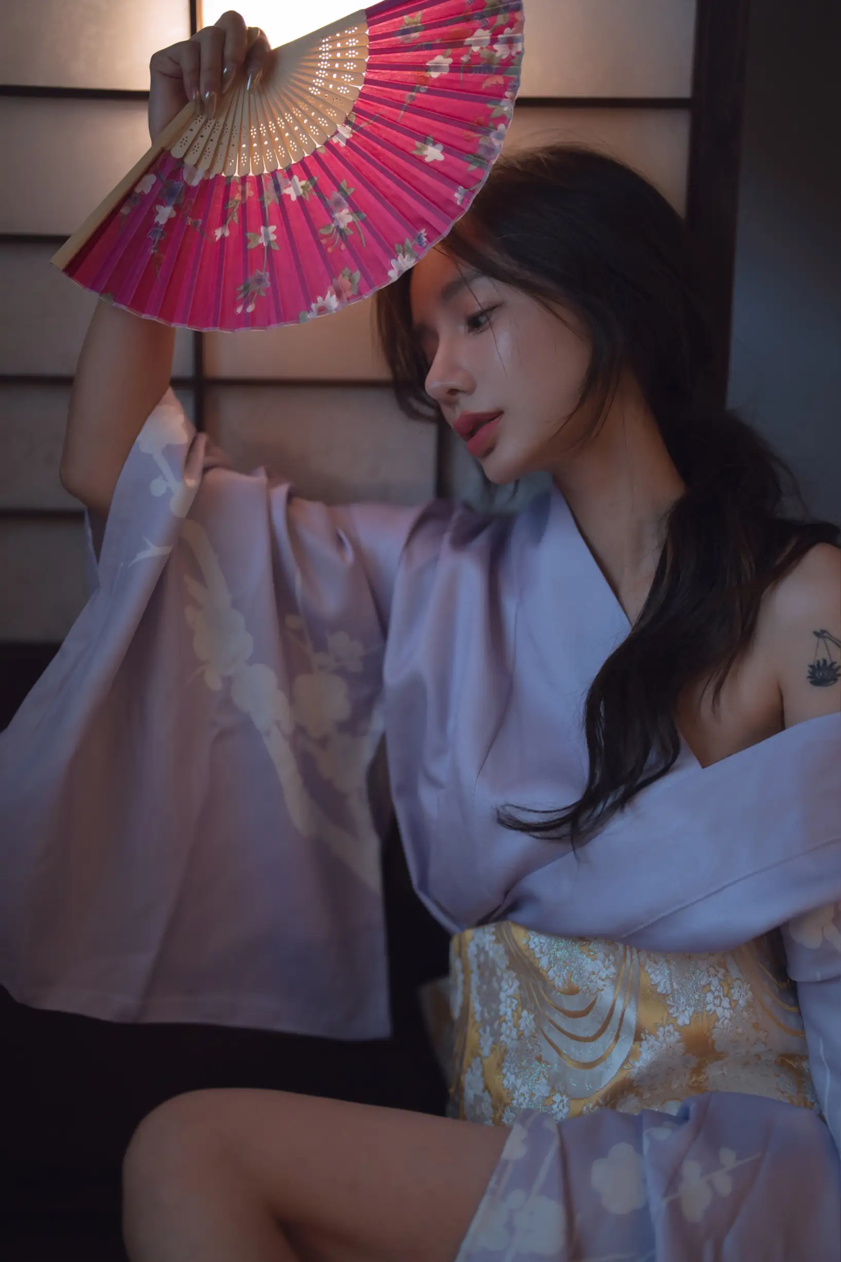 [艺图语] 2022.07.11 Vol.1444 – 轻私纯欲和服写真 姝雯同学#[61P]-9