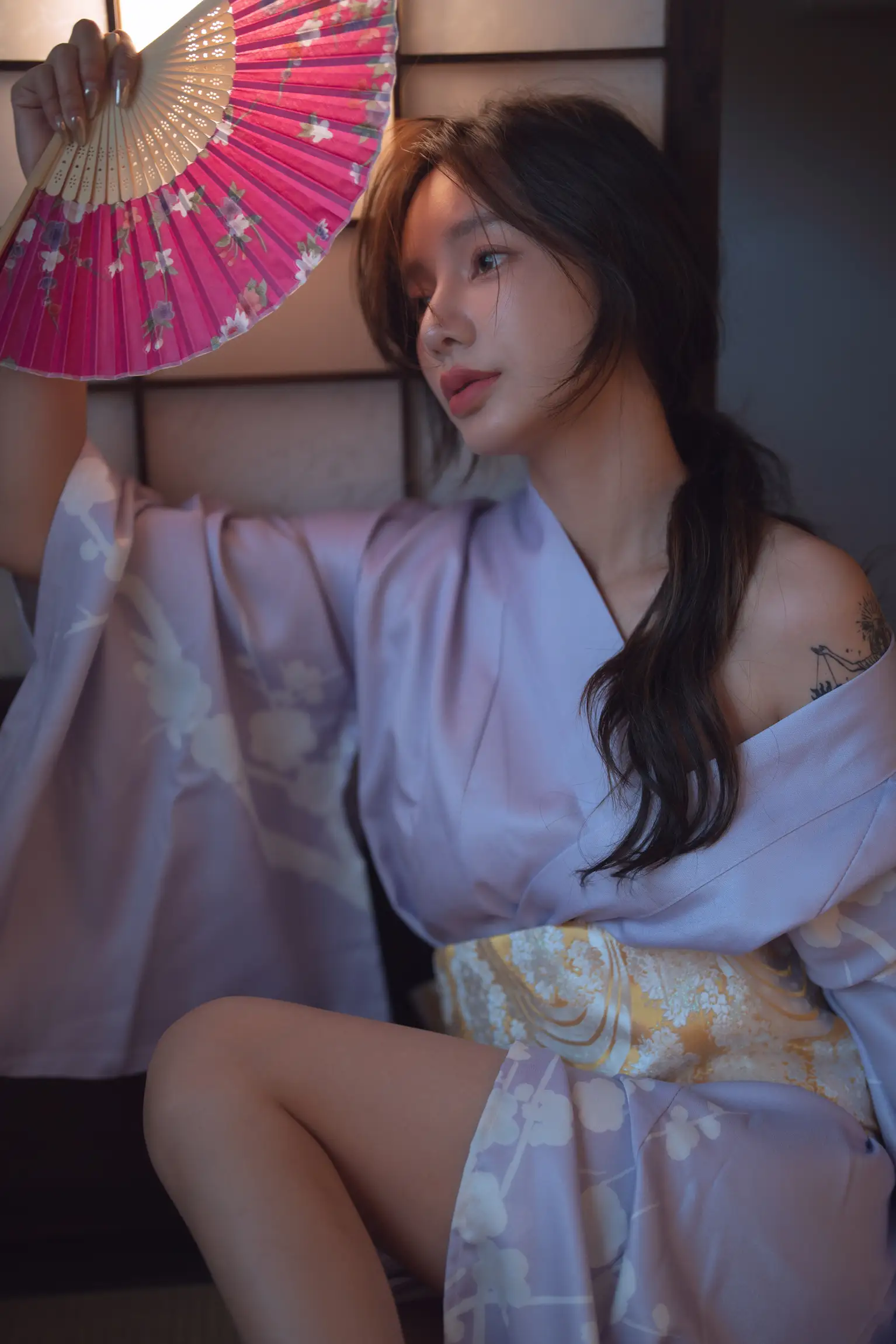 [艺图语] 2022.07.11 Vol.1444 – 轻私纯欲和服写真 姝雯同学#[61P]-10