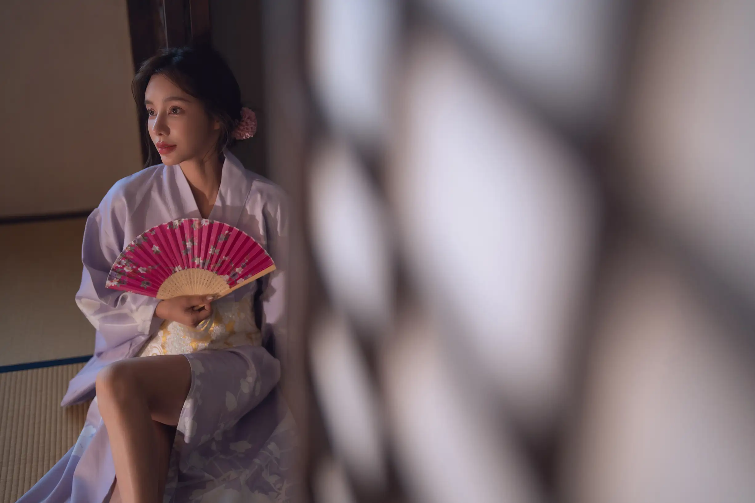 [艺图语] 2022.07.11 Vol.1444 – 轻私纯欲和服写真 姝雯同学#[61P]-9