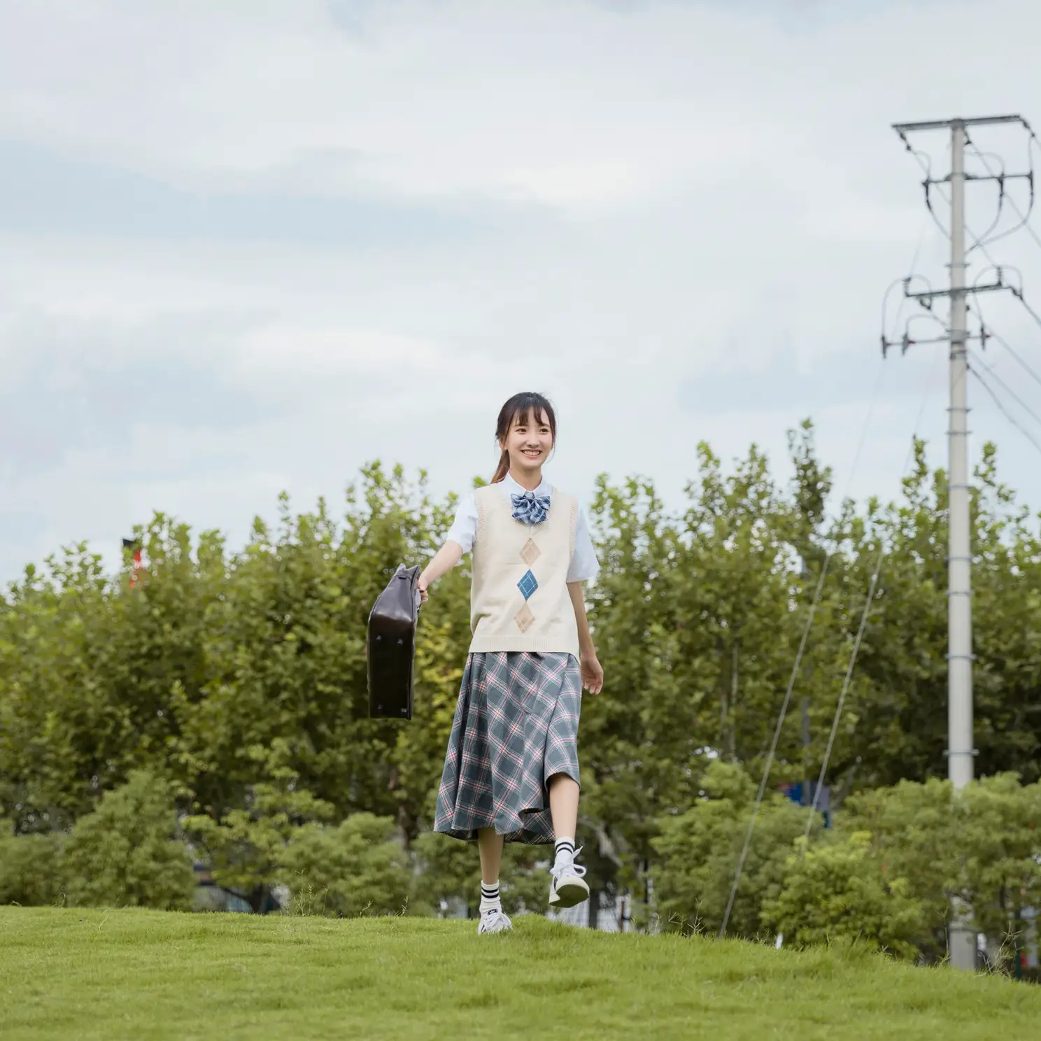 [艺图语] 2022.06.17 Vol.1208 – 属于JK的夏天 Ria李礼礼#[31P]-9