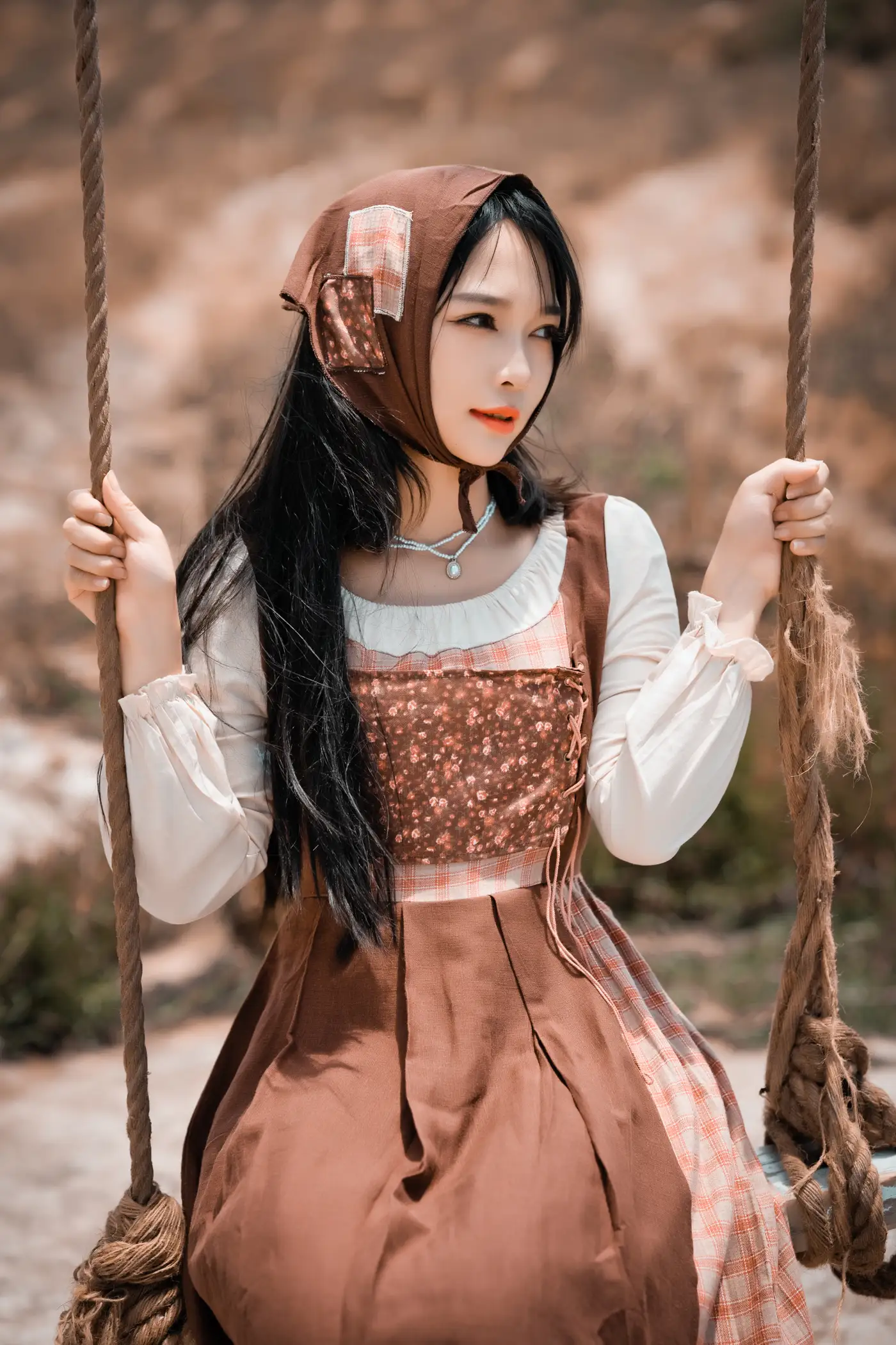 [艺图语] 2022.08.26 Vol.1797 – 牧场里的少女 月光#[44P]-7