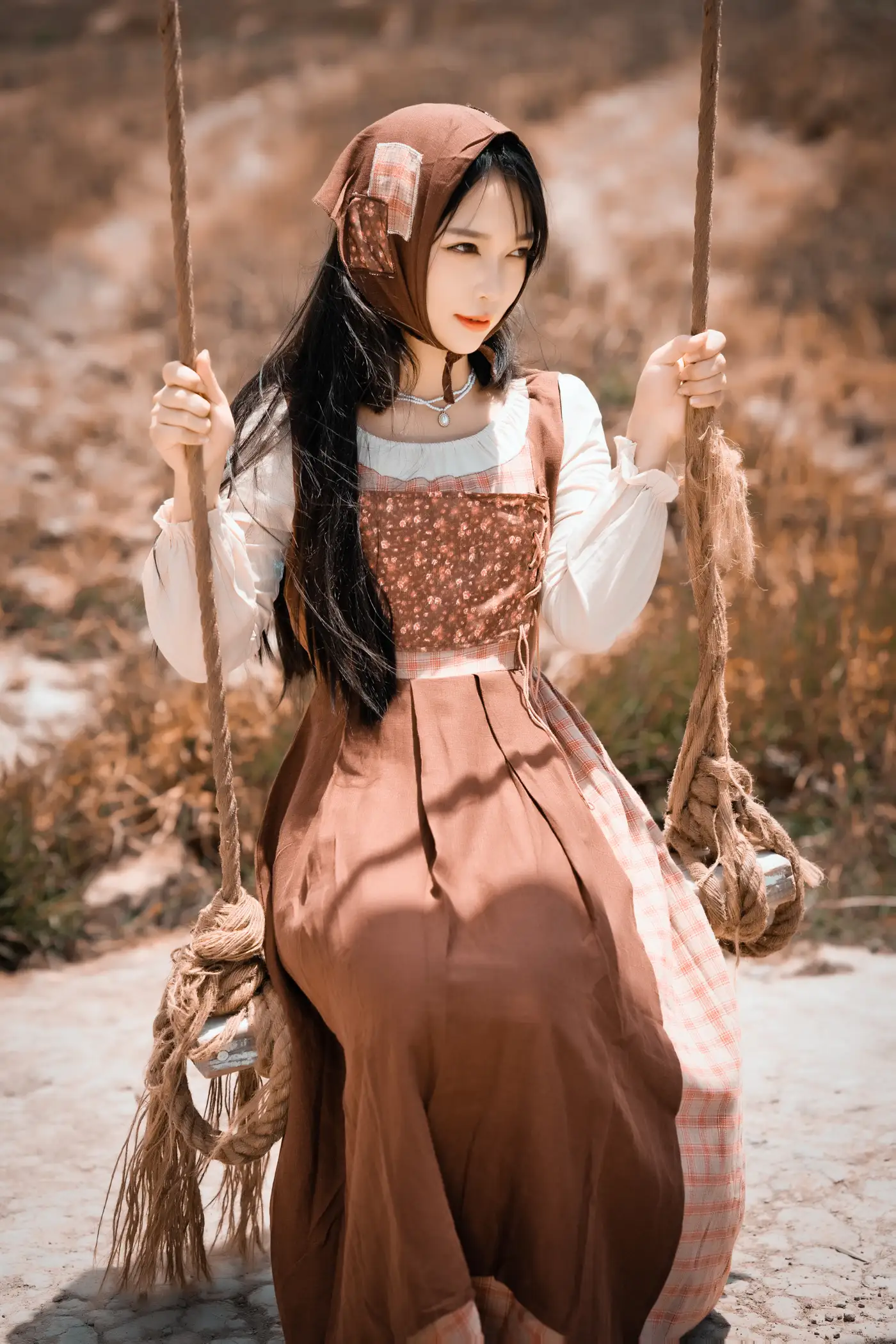 [艺图语] 2022.08.26 Vol.1797 – 牧场里的少女 月光#[44P]-8