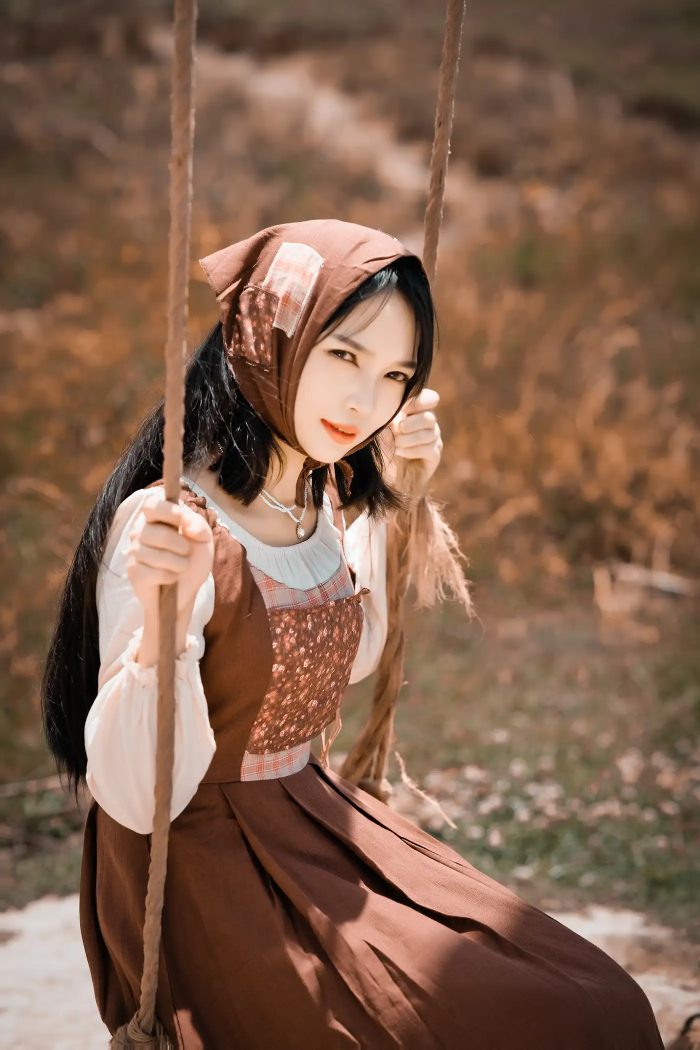 [艺图语] 2022.08.26 Vol.1797 – 牧场里的少女 月光#[44P]-1