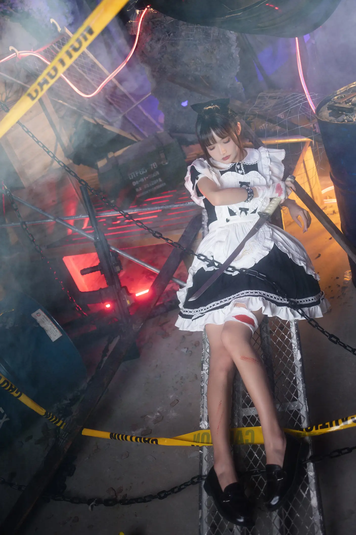 [艺图语] 2022.06.25 Vol.1290 – 战斗女仆 兔子Zzz不吃胡萝卜#[24P]-1