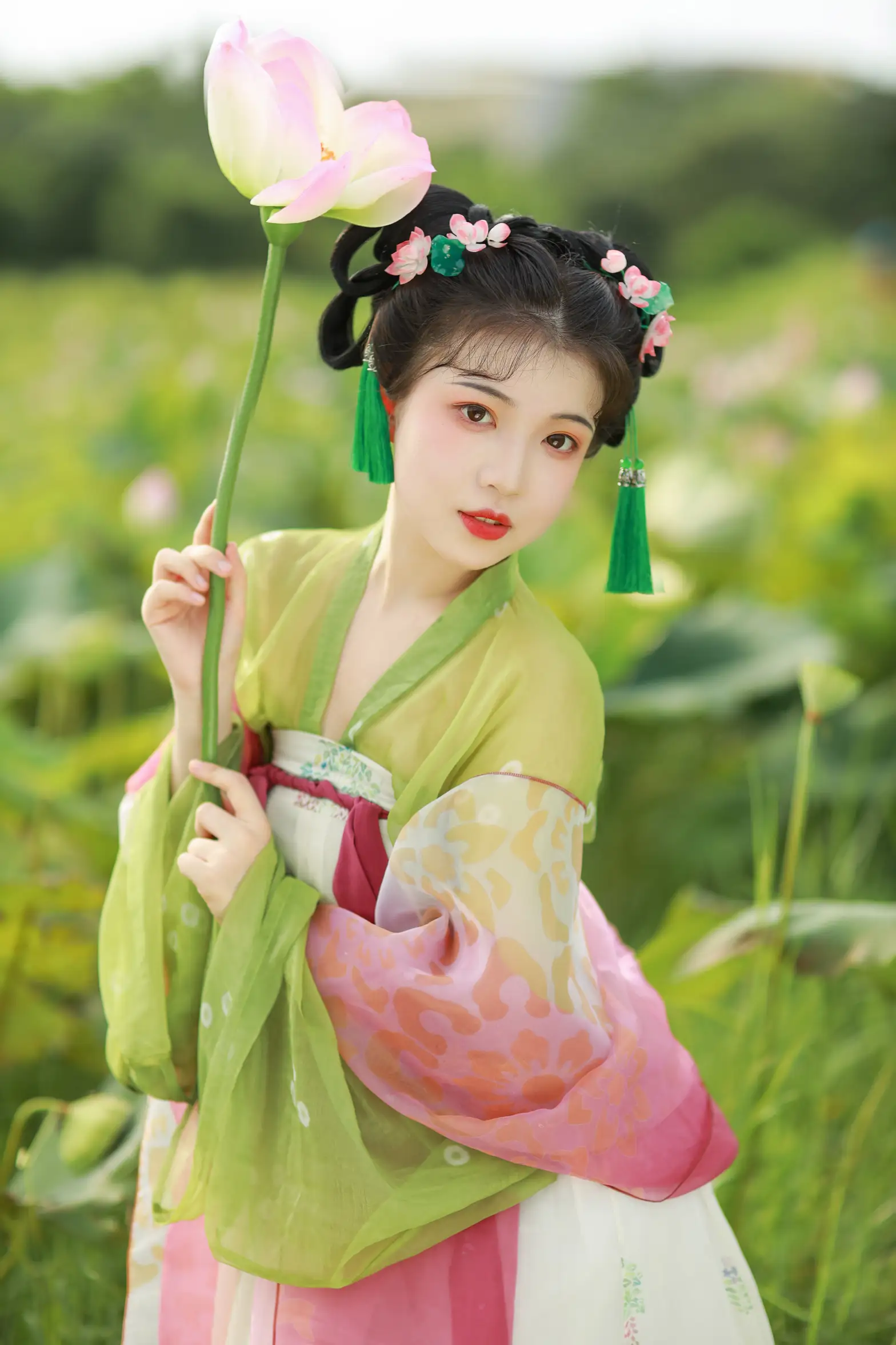[艺图语] 2022.08.03 Vol.1614 – 荷花少女 我超白_#[30P]-13