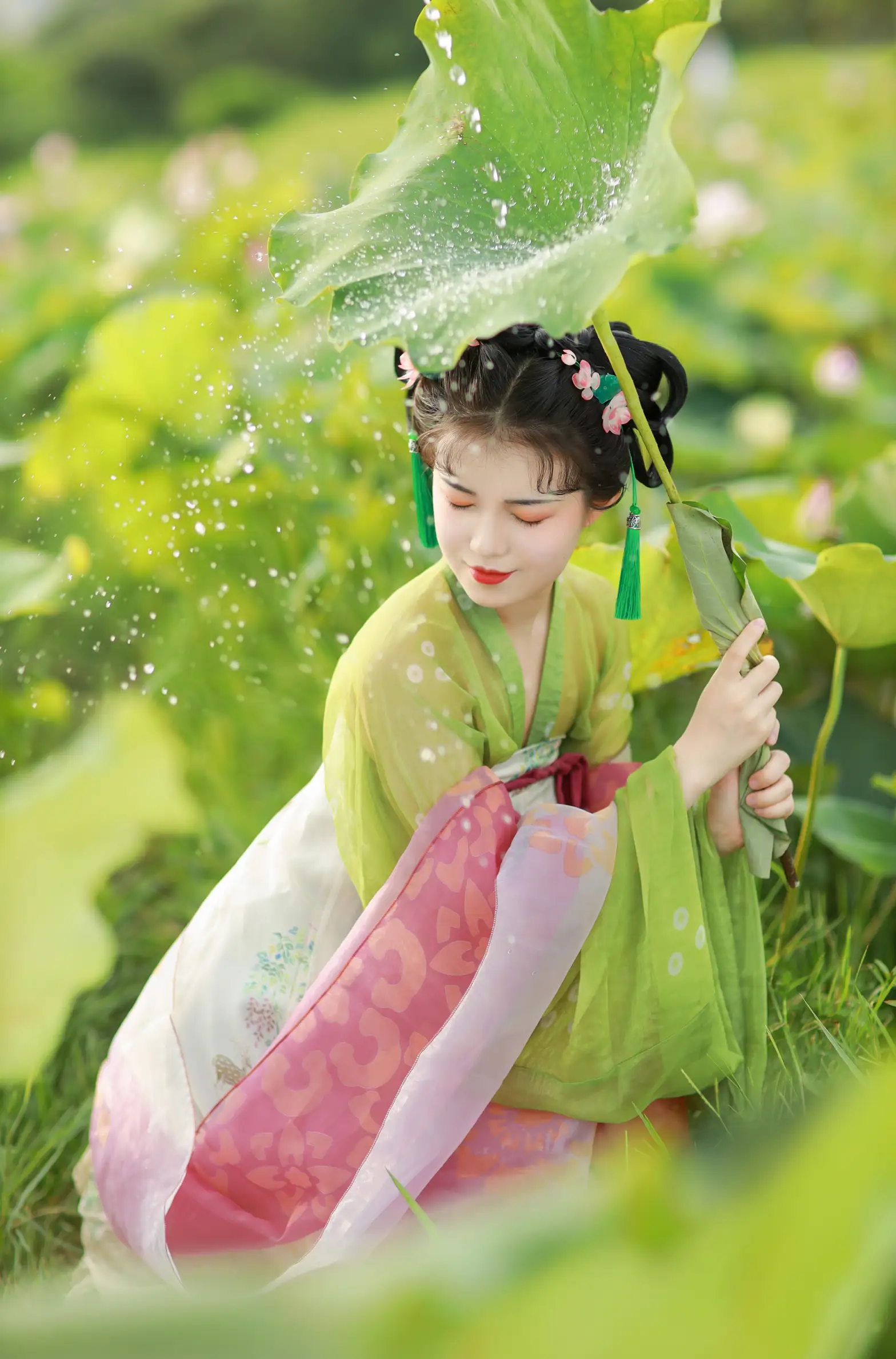 [艺图语] 2022.08.03 Vol.1614 – 荷花少女 我超白_#[30P]-15