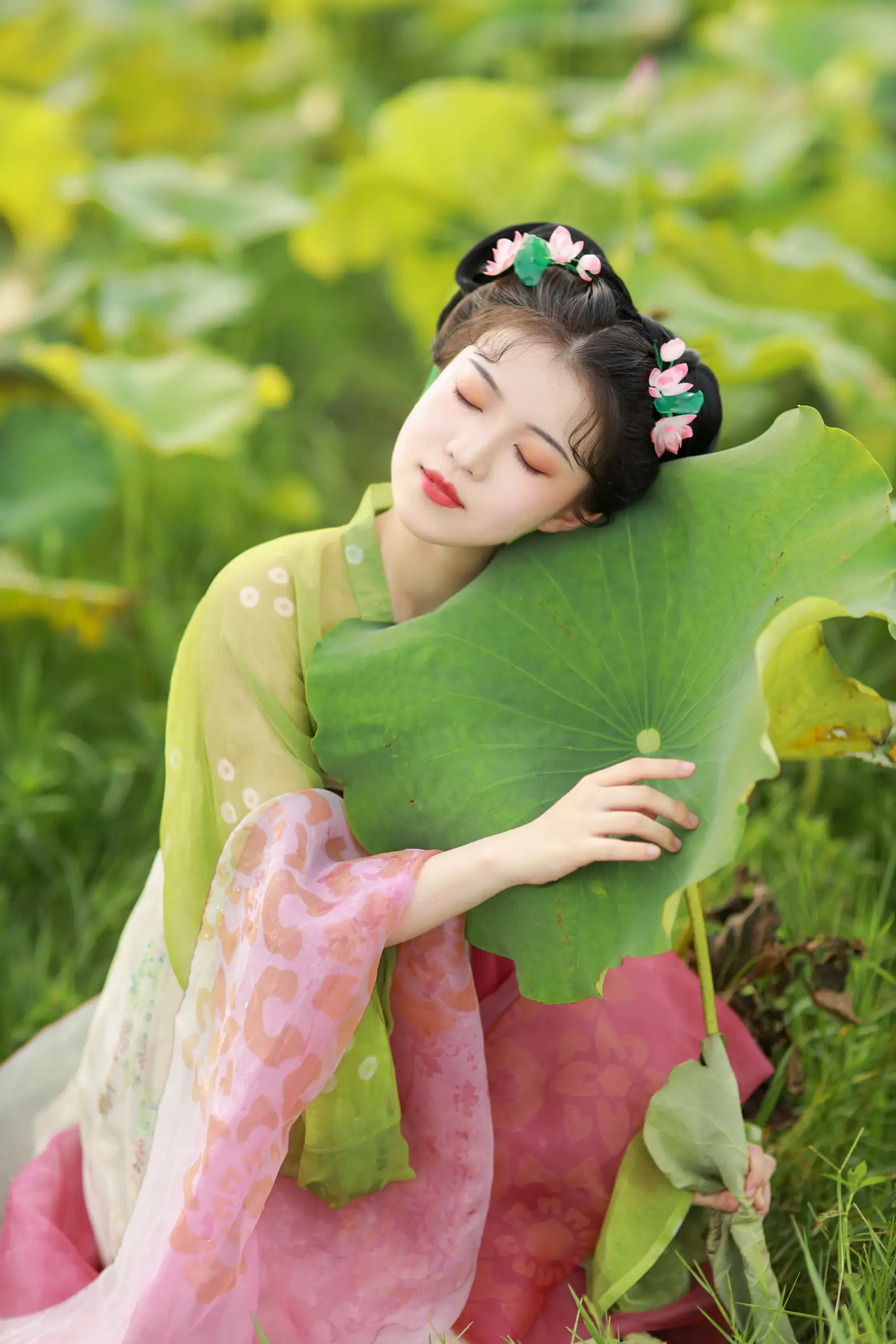 [艺图语] 2022.08.03 Vol.1614 – 荷花少女 我超白_#[30P]-16