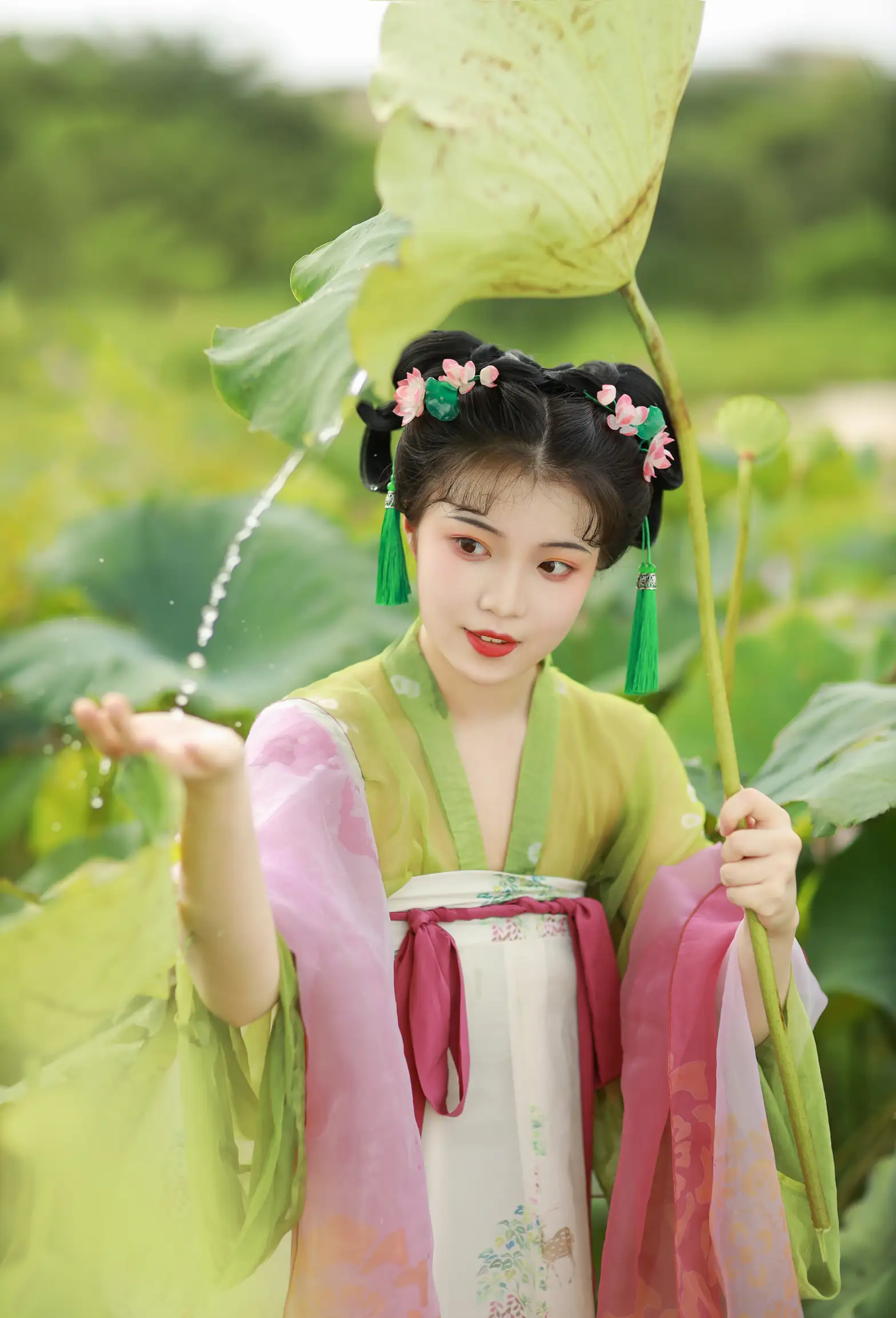 [艺图语] 2022.08.03 Vol.1614 – 荷花少女 我超白_#[30P]-17