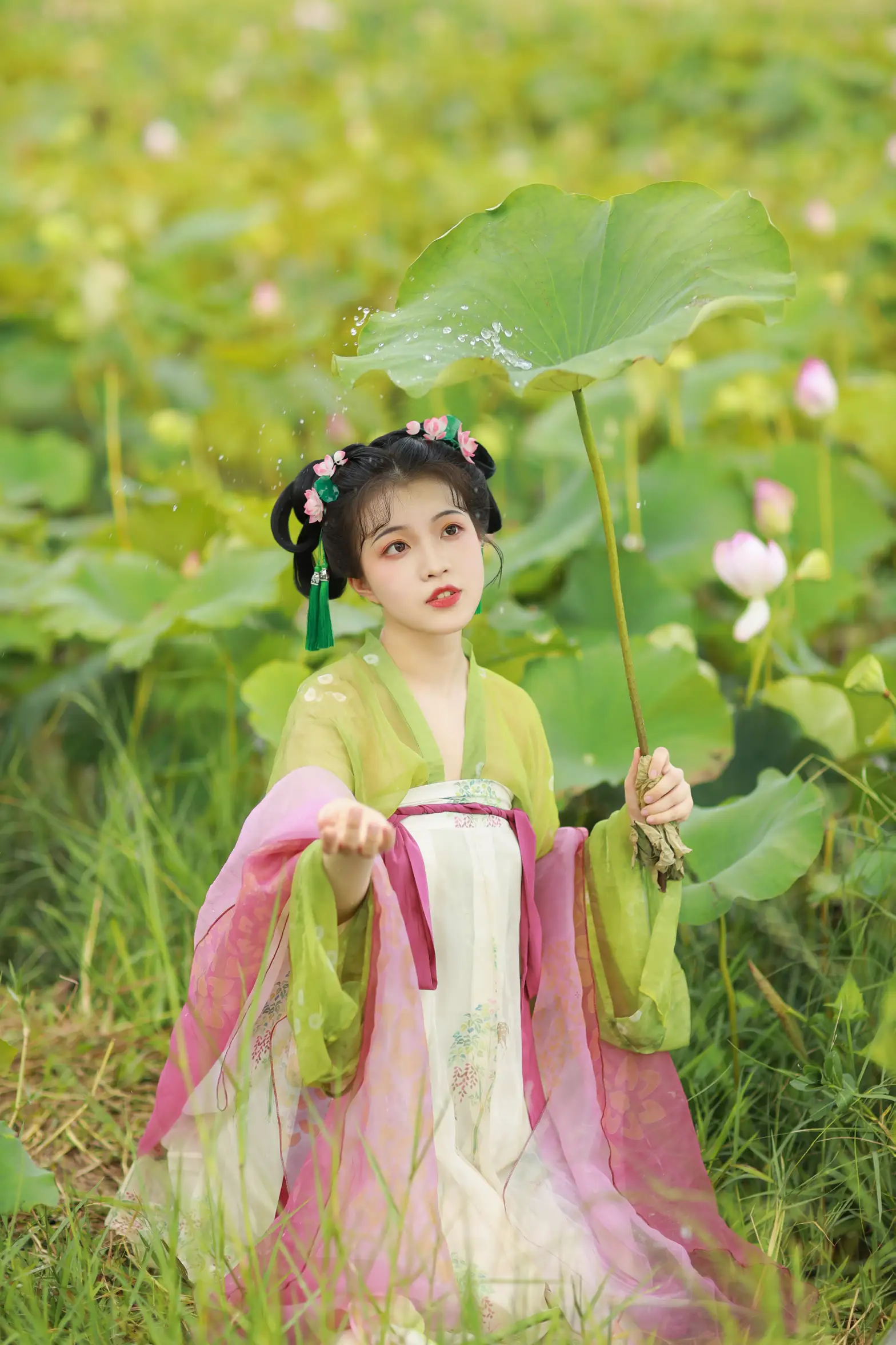 [艺图语] 2022.08.03 Vol.1614 – 荷花少女 我超白_#[30P]-3