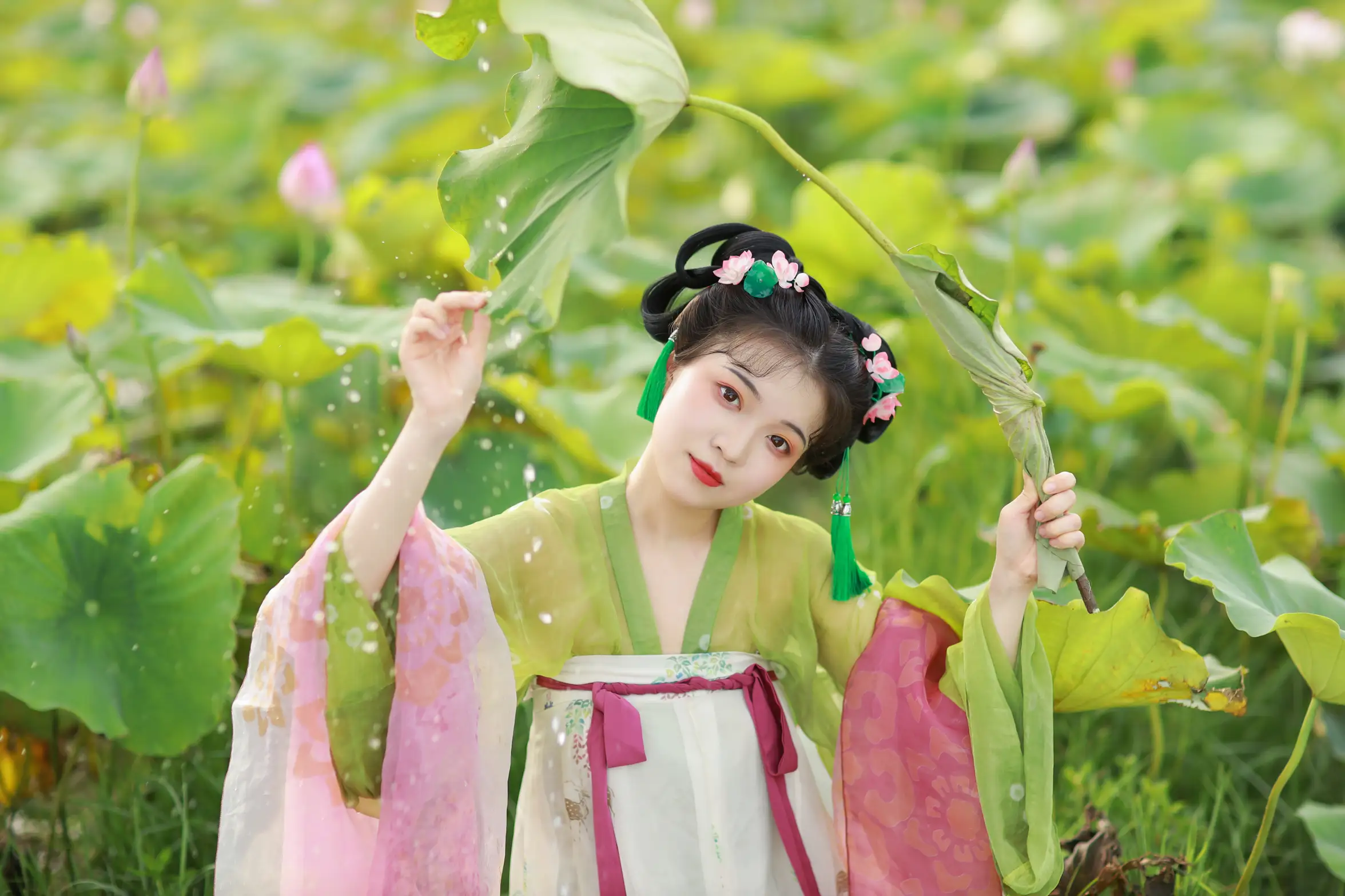 [艺图语] 2022.08.03 Vol.1614 – 荷花少女 我超白_#[30P]-6