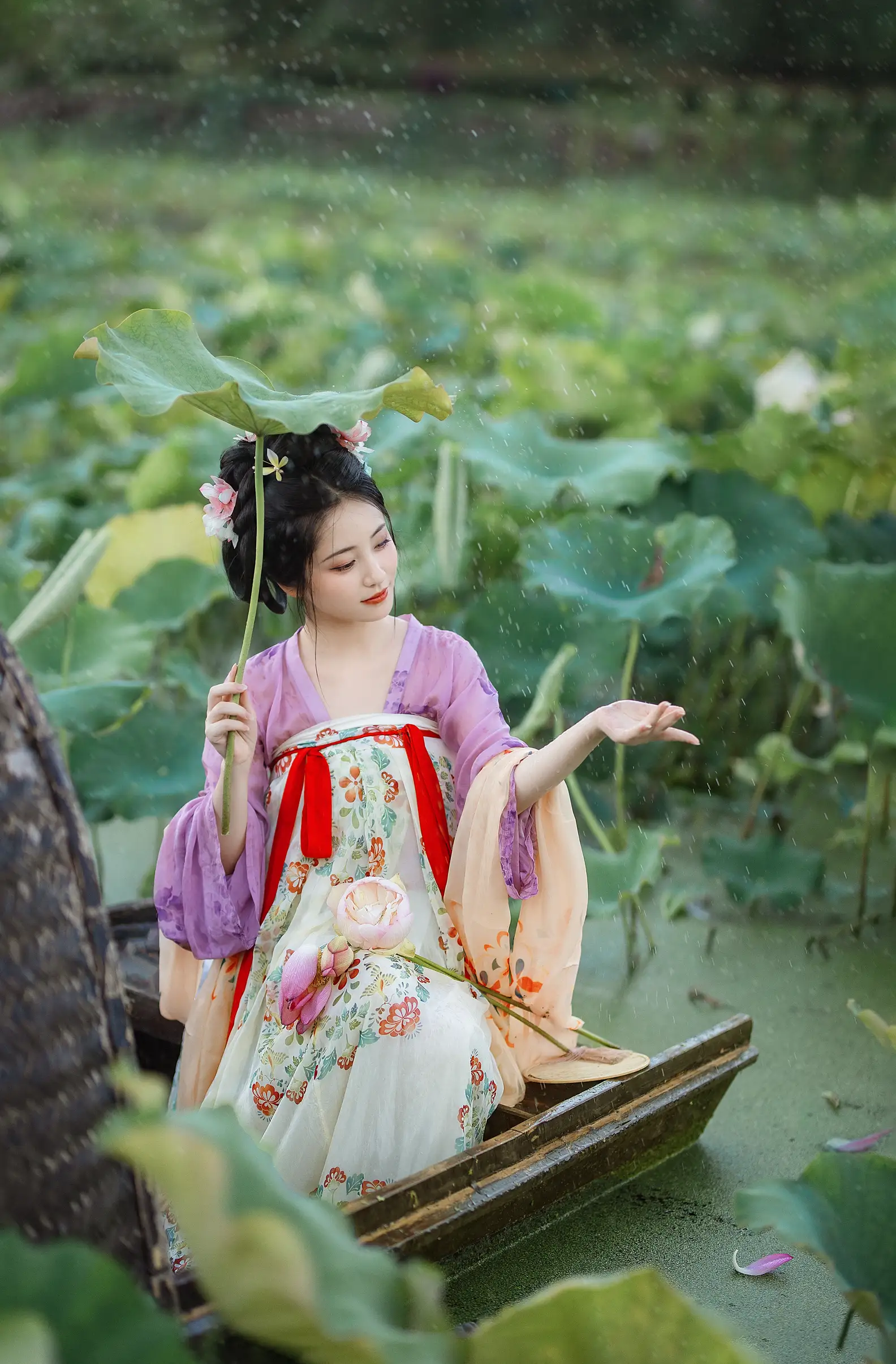 [艺图语] 2022.08.31 Vol.1832 – 采荷 小温暖想要个大太阳#[22P]-10