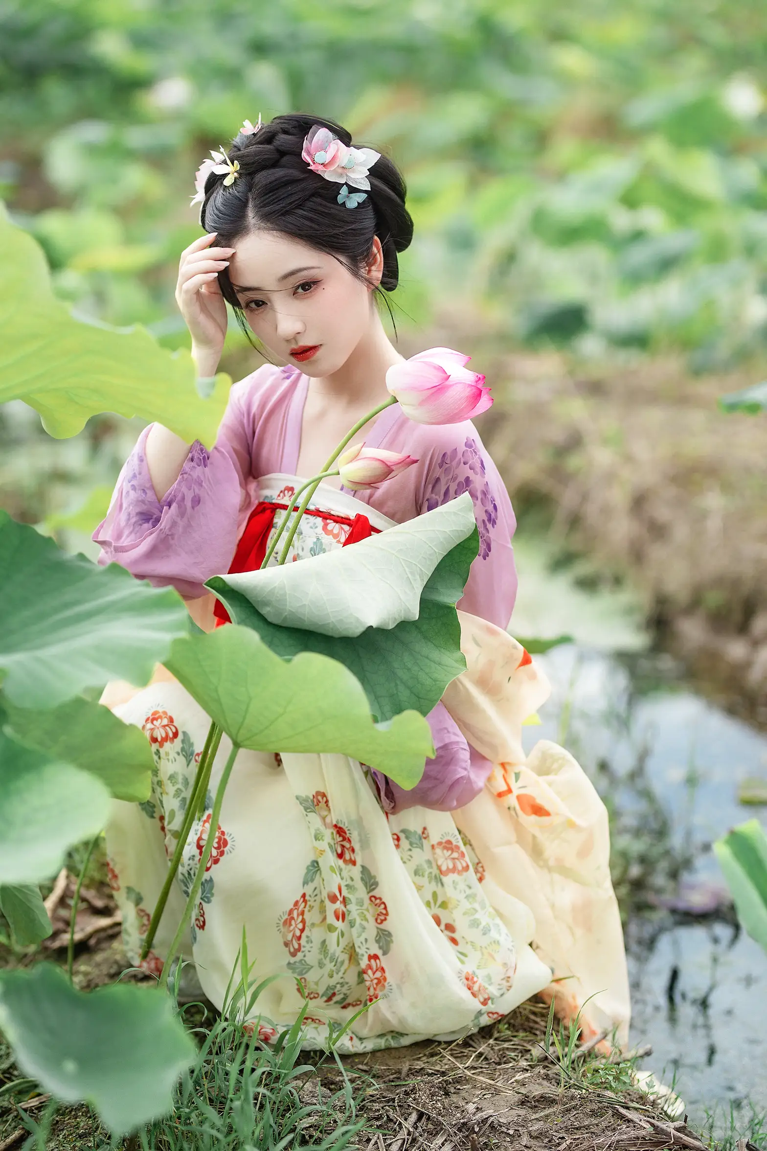 [艺图语] 2022.08.31 Vol.1832 – 采荷 小温暖想要个大太阳#[22P]-6