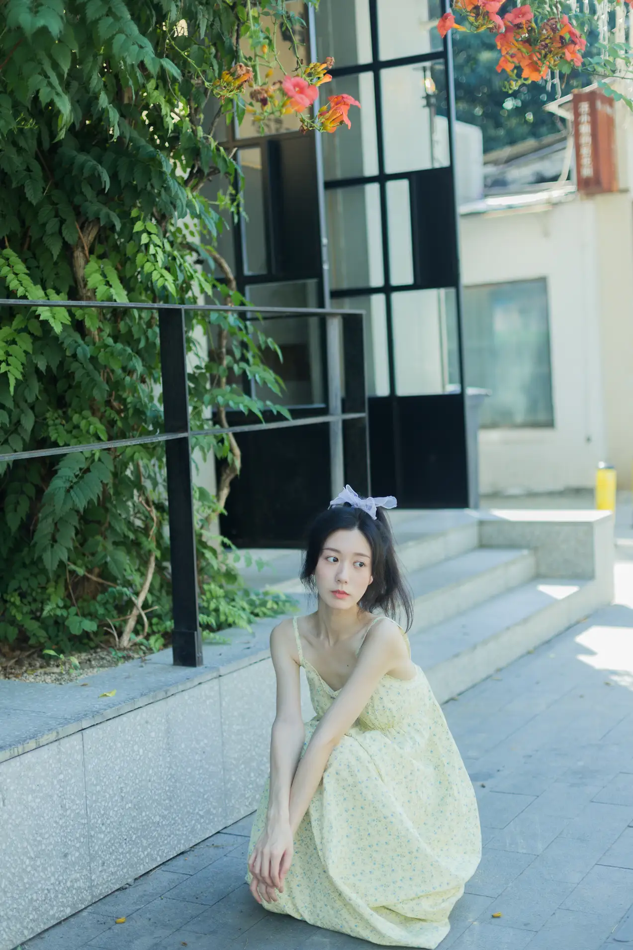 [艺图语] 2022.08.18 Vol.1732 – 夏日凌霄 饲猫少女 饲猫少女-#[33P]-2