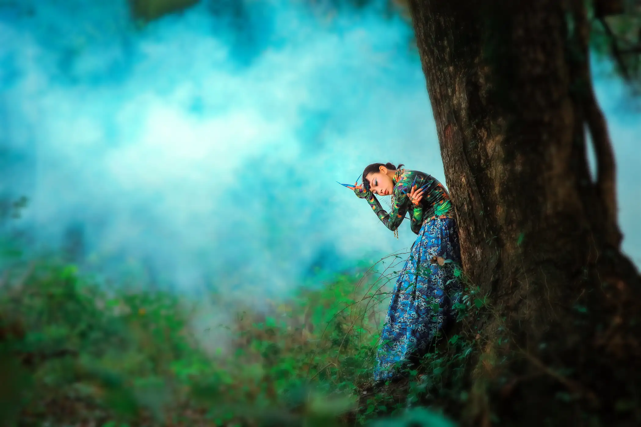 [艺图语] 2021.08.18 Vol.144 – 孔雀林 青萧#[32P]-7