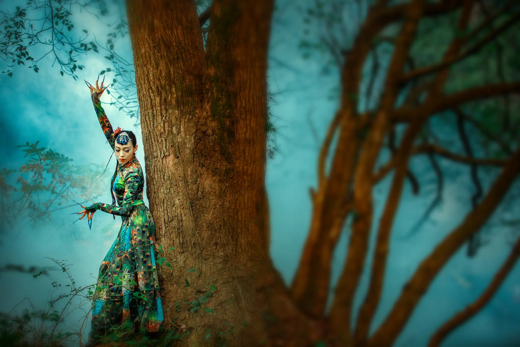 [艺图语] 2021.08.18 Vol.144 – 孔雀林 青萧#[32P]-9