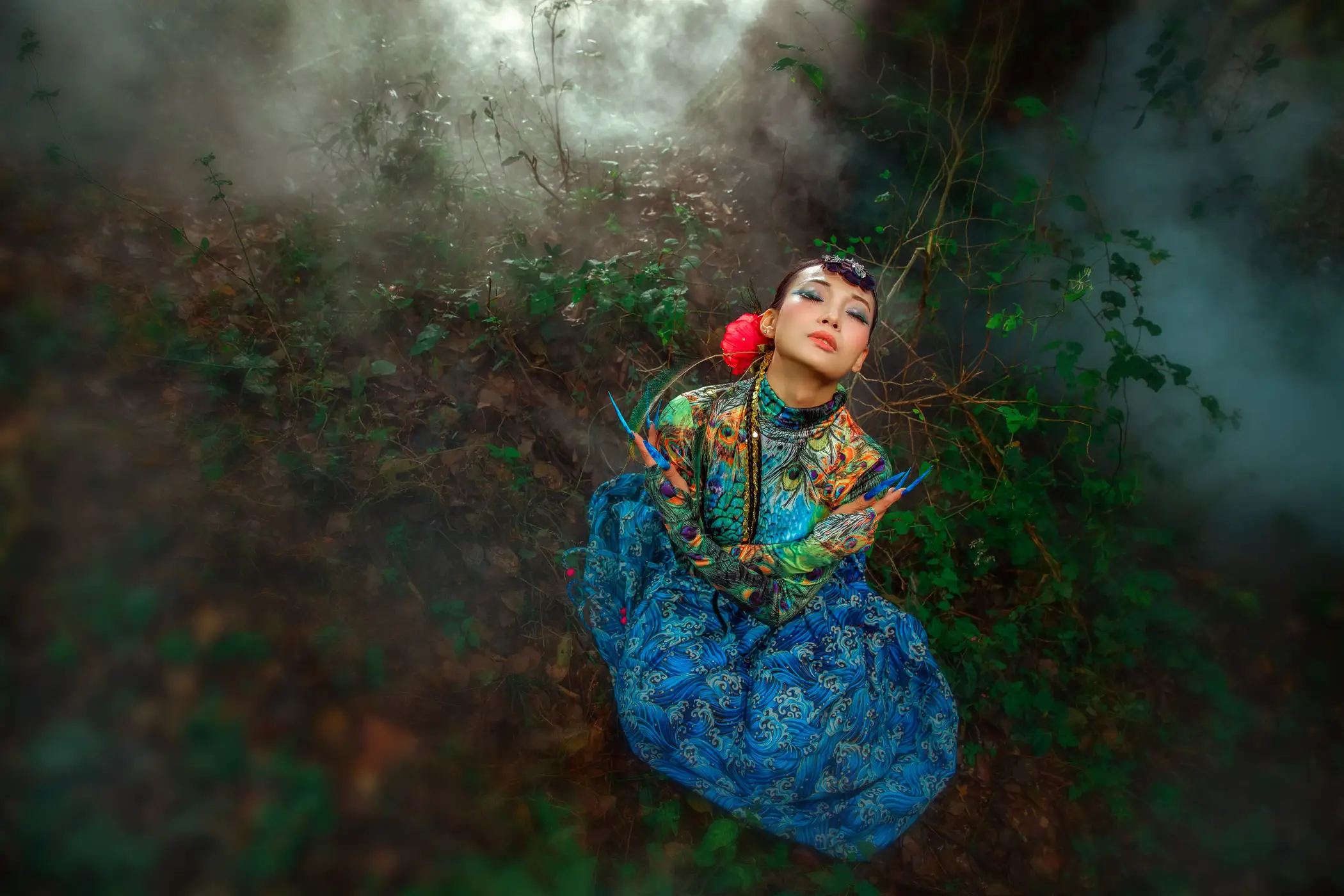 [艺图语] 2021.08.18 Vol.144 – 孔雀林 青萧#[32P]-1