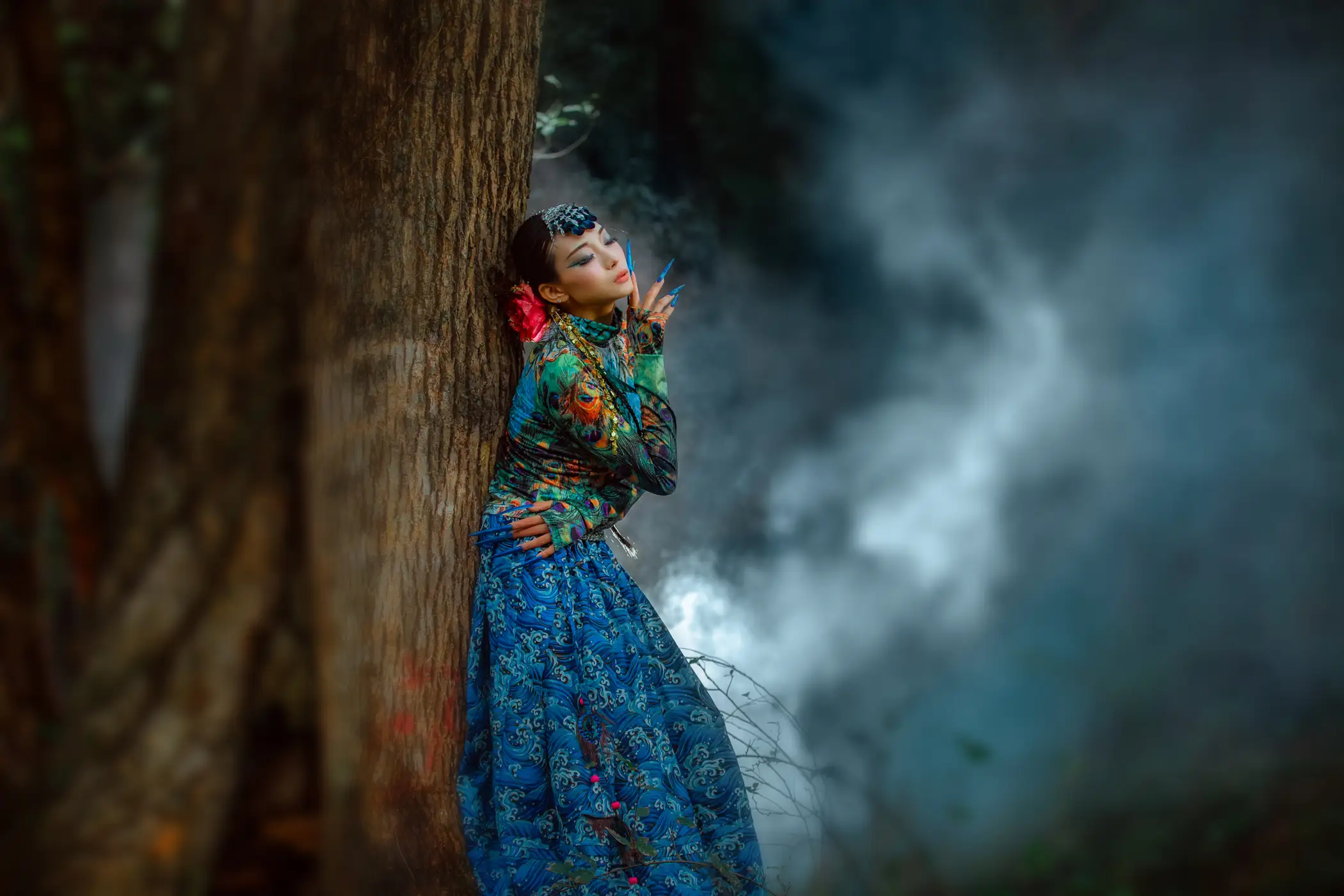 [艺图语] 2021.08.18 Vol.144 – 孔雀林 青萧#[32P]-4