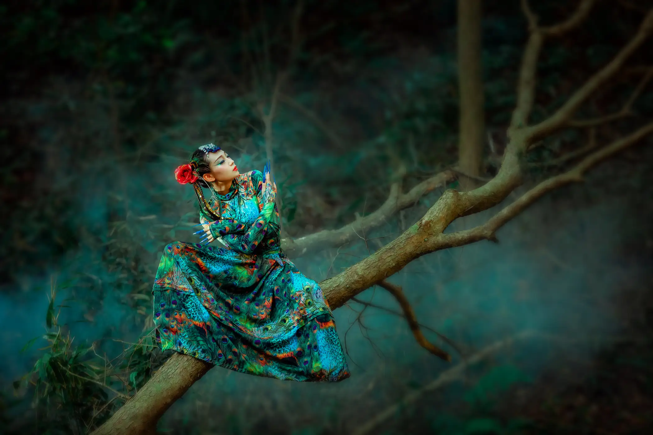 [艺图语] 2021.08.18 Vol.144 – 孔雀林 青萧#[32P]-6