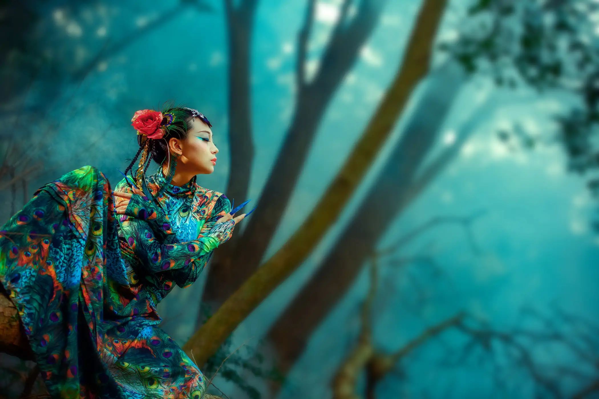 [艺图语] 2021.08.18 Vol.144 – 孔雀林 青萧#[32P]-2