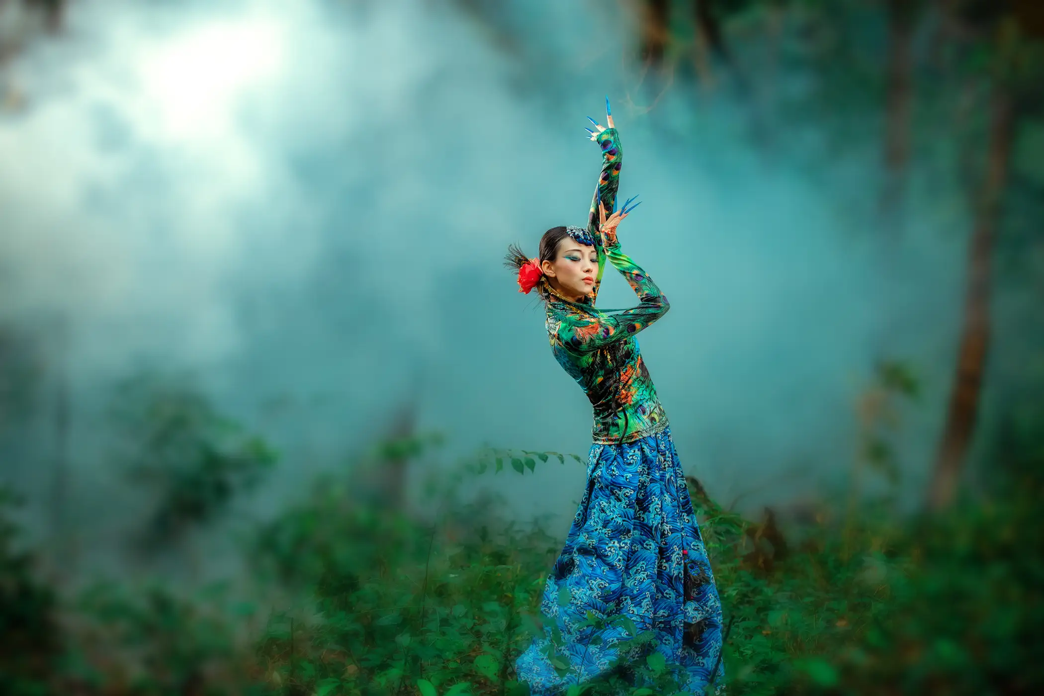 [艺图语] 2021.08.18 Vol.144 – 孔雀林 青萧#[32P]-4