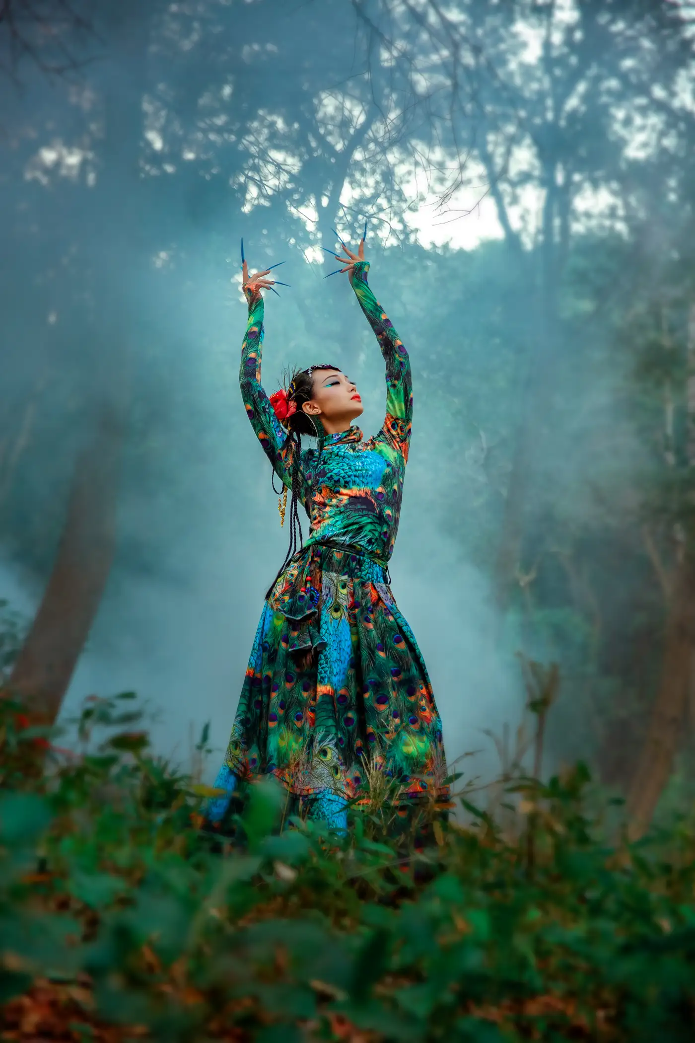 [艺图语] 2021.08.18 Vol.144 – 孔雀林 青萧#[32P]-8