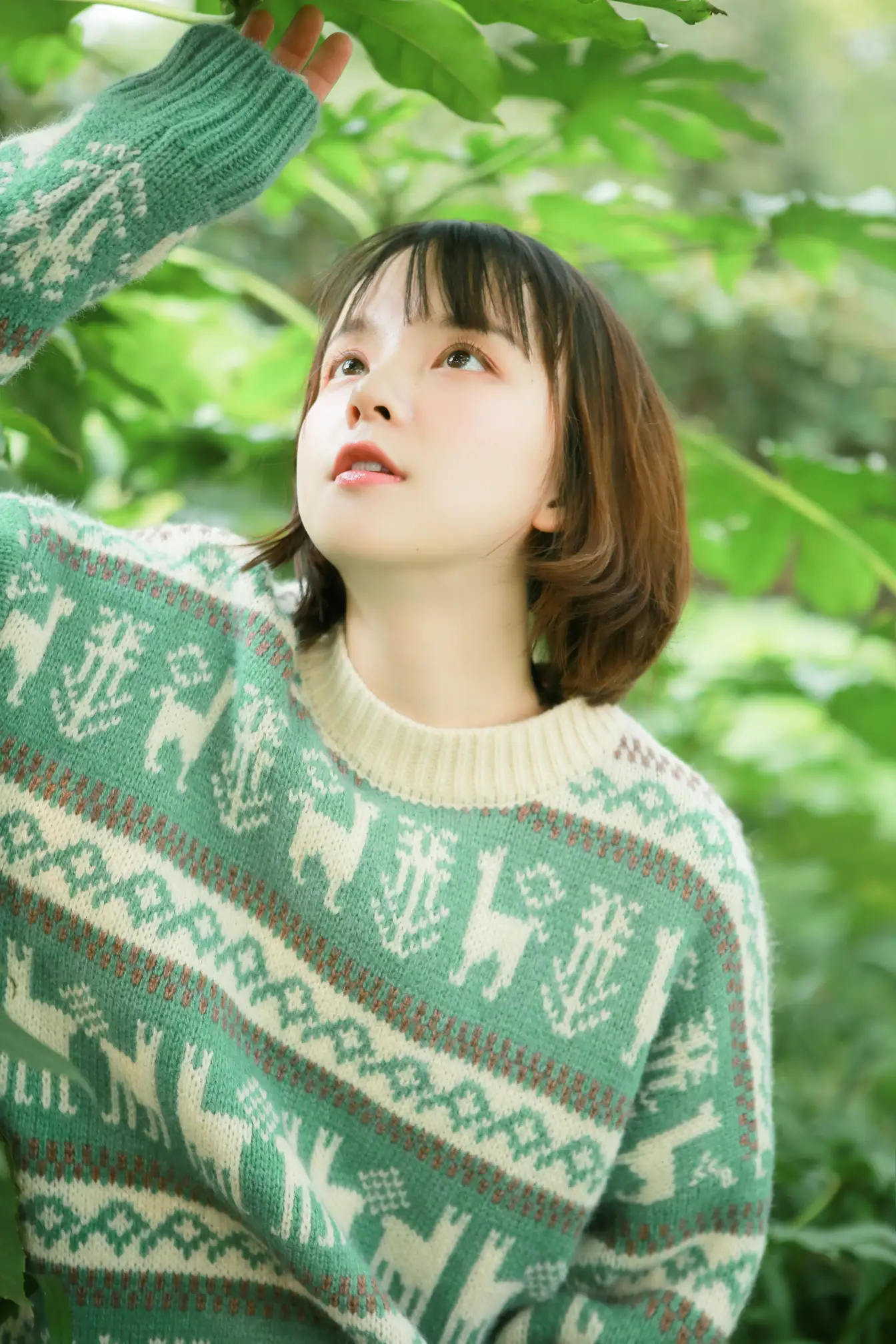 [艺图语] 2022.08.06 Vol.1642 – 氧气女孩 雨一颗#[22P]-5