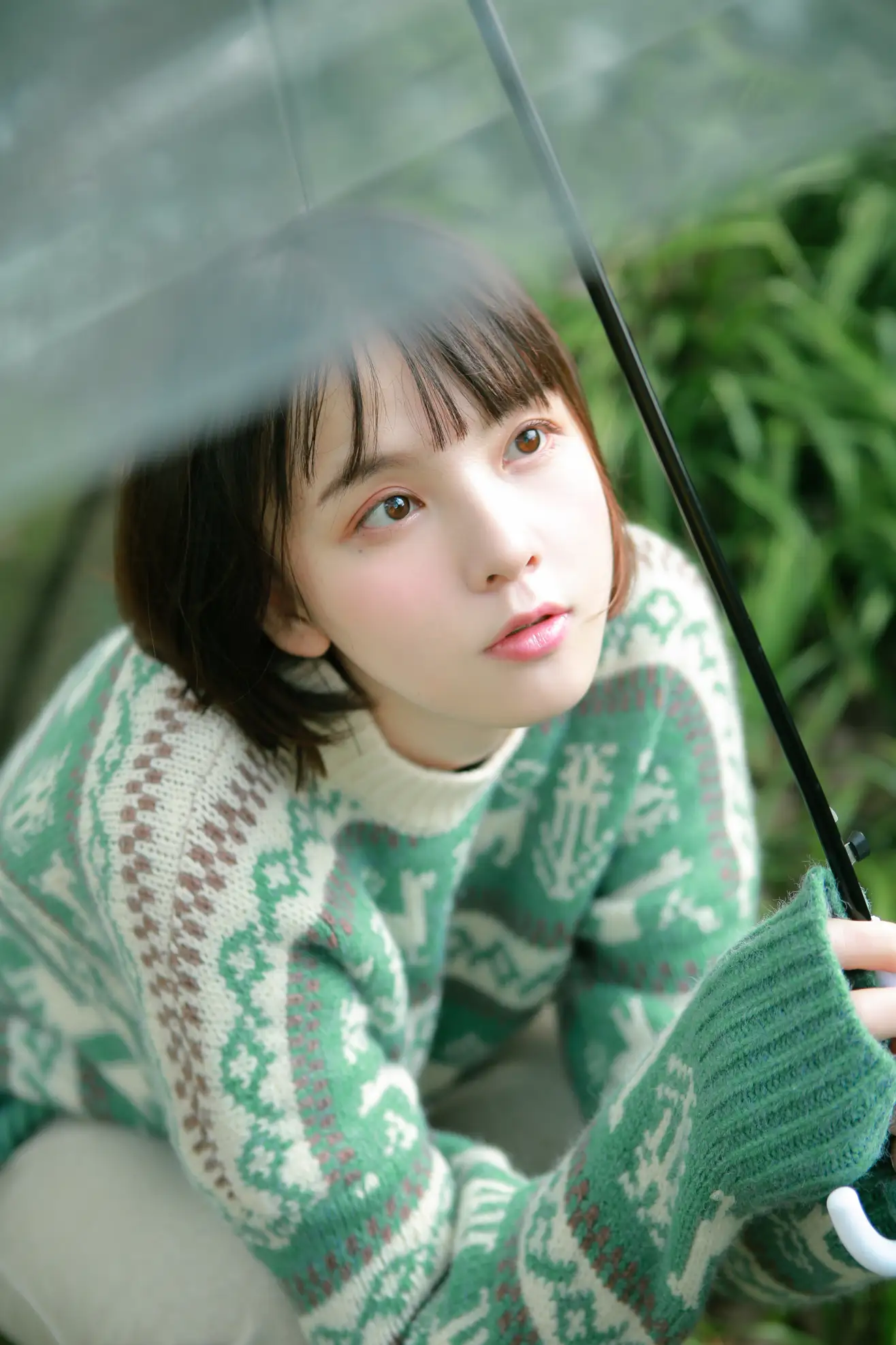 [艺图语] 2022.08.06 Vol.1642 – 氧气女孩 雨一颗#[22P]-7