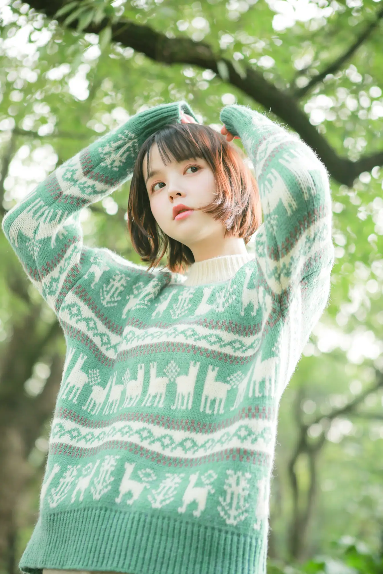 [艺图语] 2022.08.06 Vol.1642 – 氧气女孩 雨一颗#[22P]-6