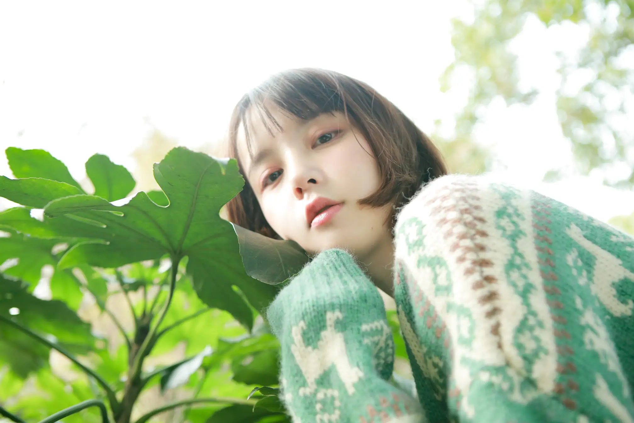 [艺图语] 2022.08.06 Vol.1642 – 氧气女孩 雨一颗#[22P]-8