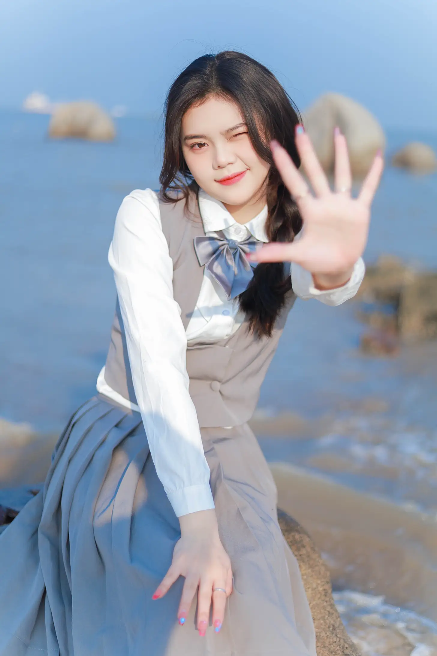 [艺图语] 2022.09.16 Vol.1963 – 海街jk 丁杭#[22P]-5