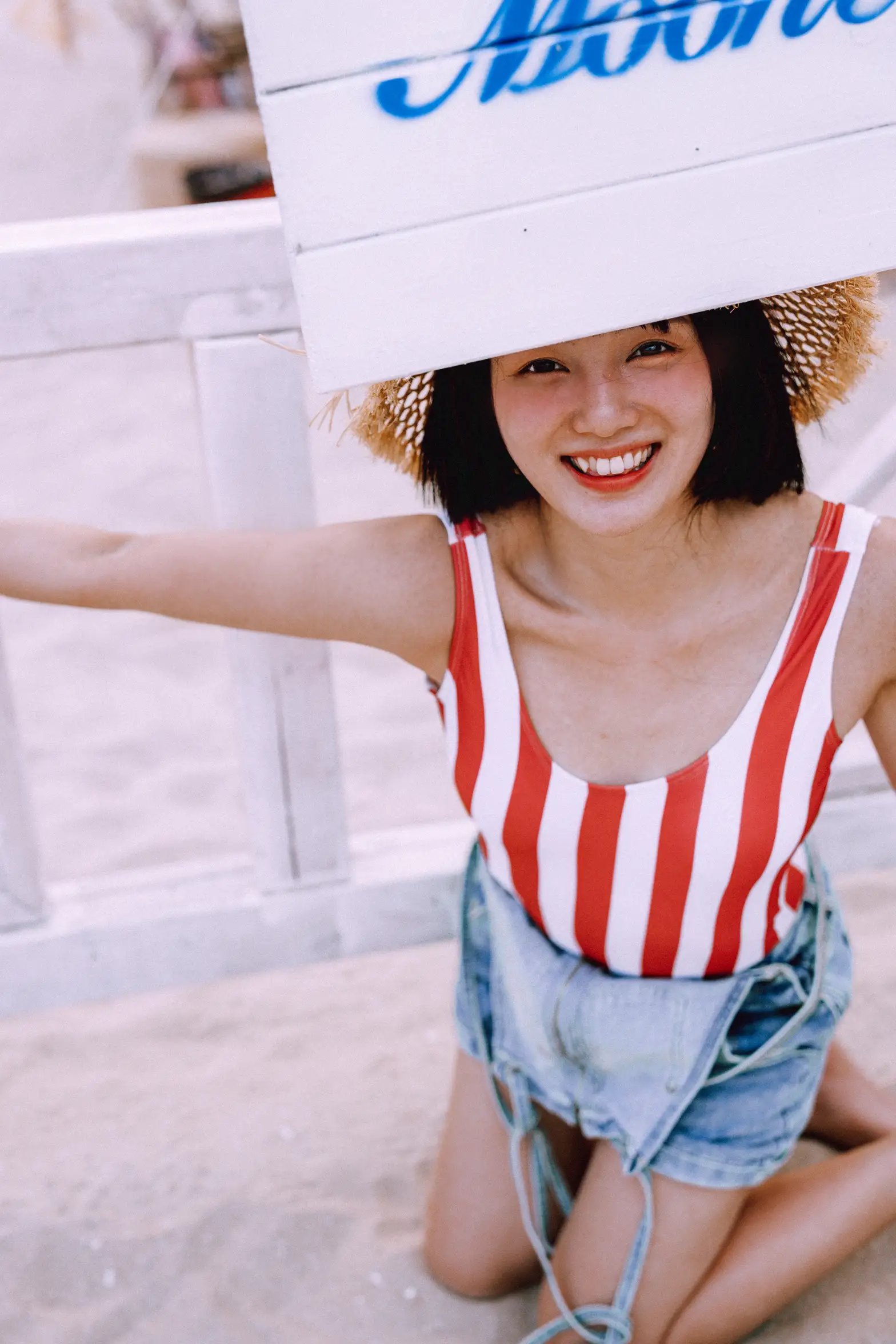 [艺图语] 2021.11.24 Vol.467 – 红色沙滩少女 黎美汐#[42P]-4