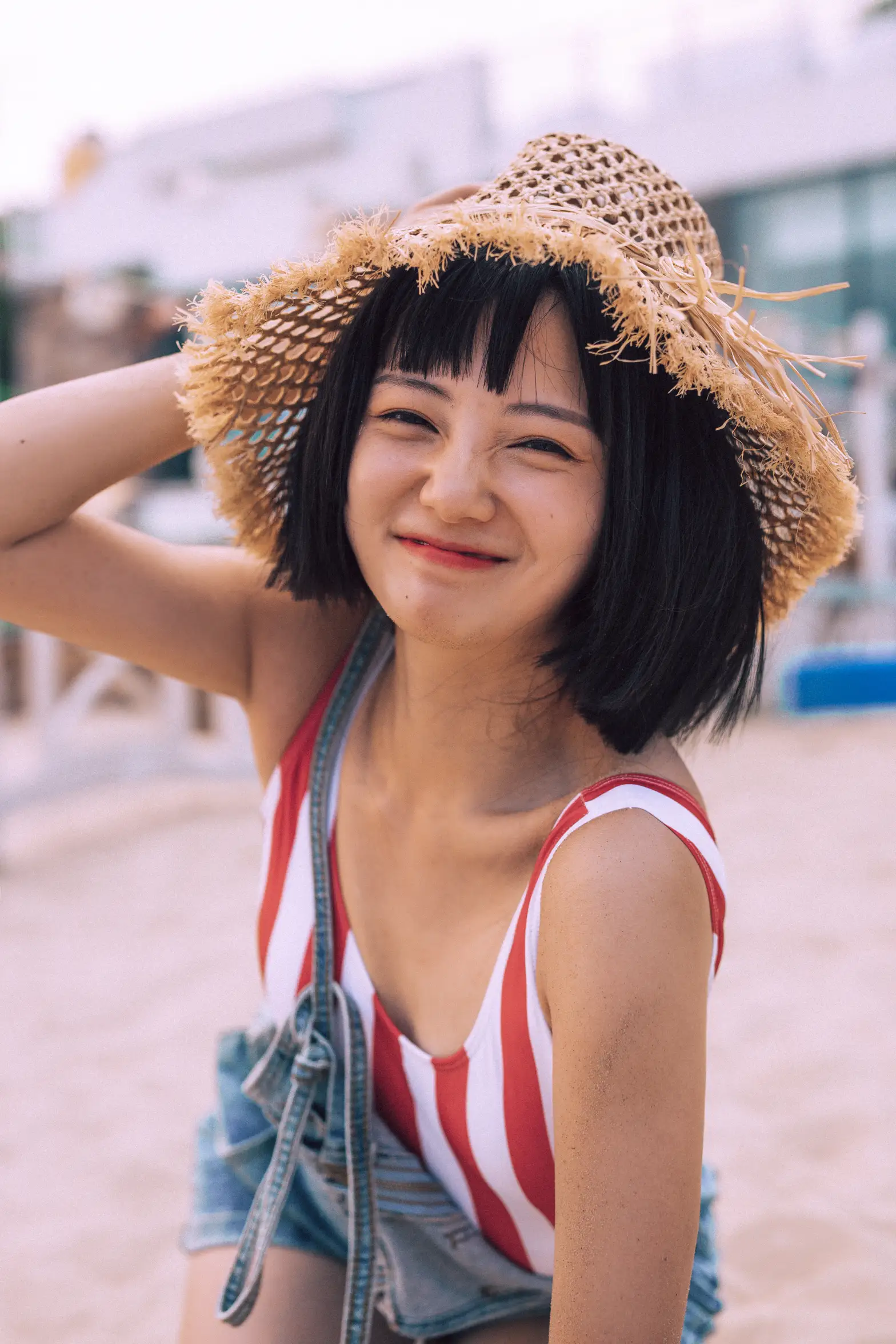 [艺图语] 2021.11.24 Vol.467 – 红色沙滩少女 黎美汐#[42P]-7