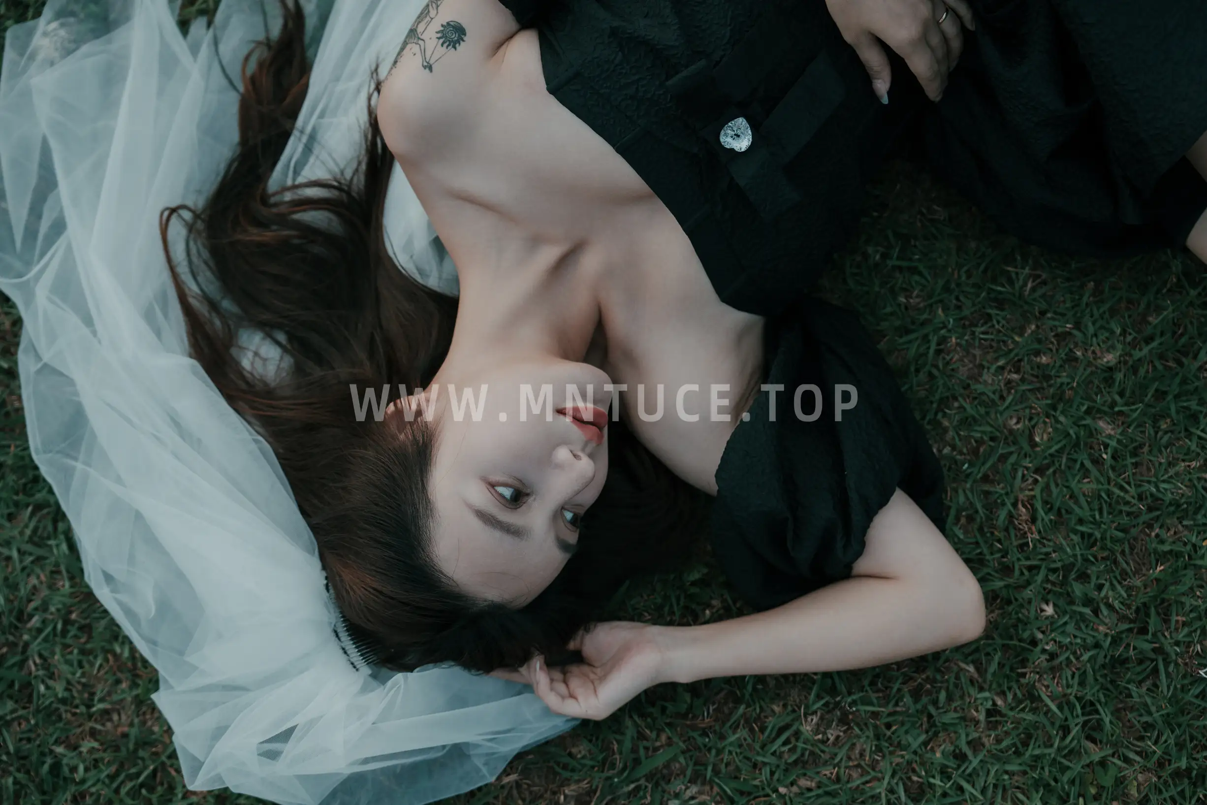 [艺图语] 2022.09.16 Vol.1964 – 渐暗时刻，黑裙白纱情绪片 姝雯同学#[39P]-8