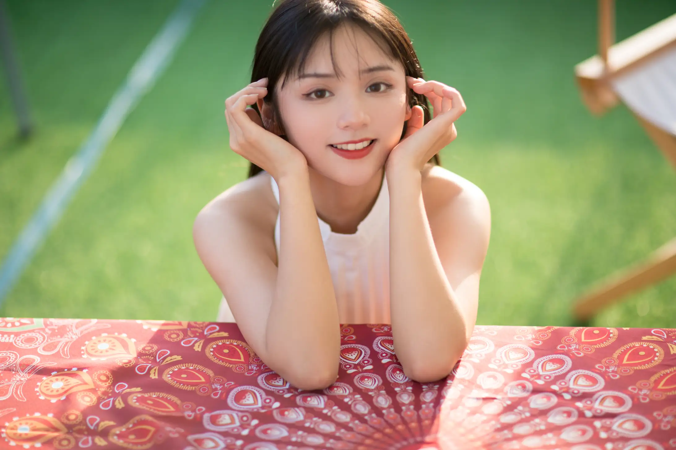 [艺图语] 2021.11.04 Vol.416 – 白色连衣裙 雨文#[22P]-6