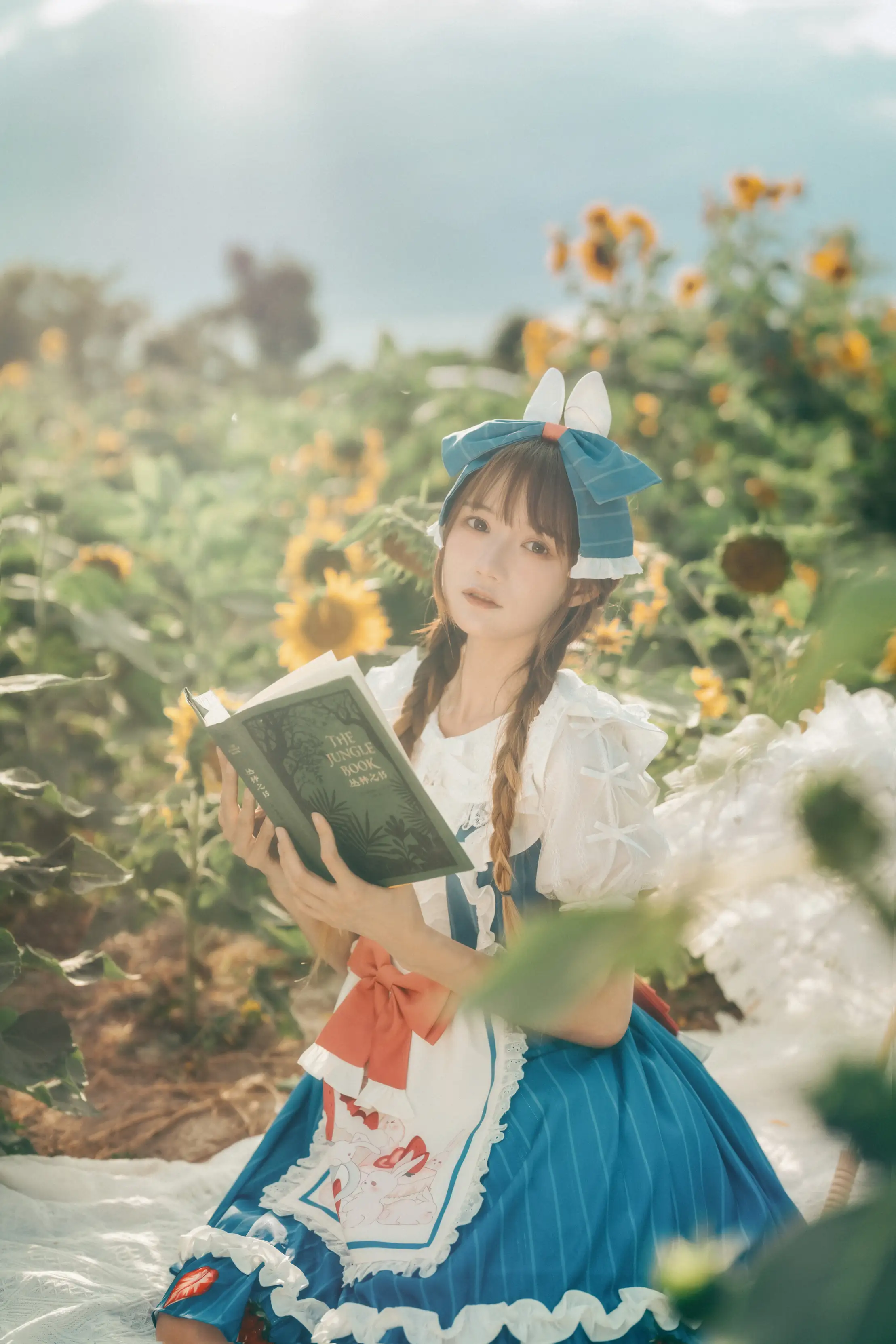 [艺图语] 2022.07.18 Vol.1515 – 甜甜向日葵女孩 兔子Zzz不吃胡萝卜#[32P]-5