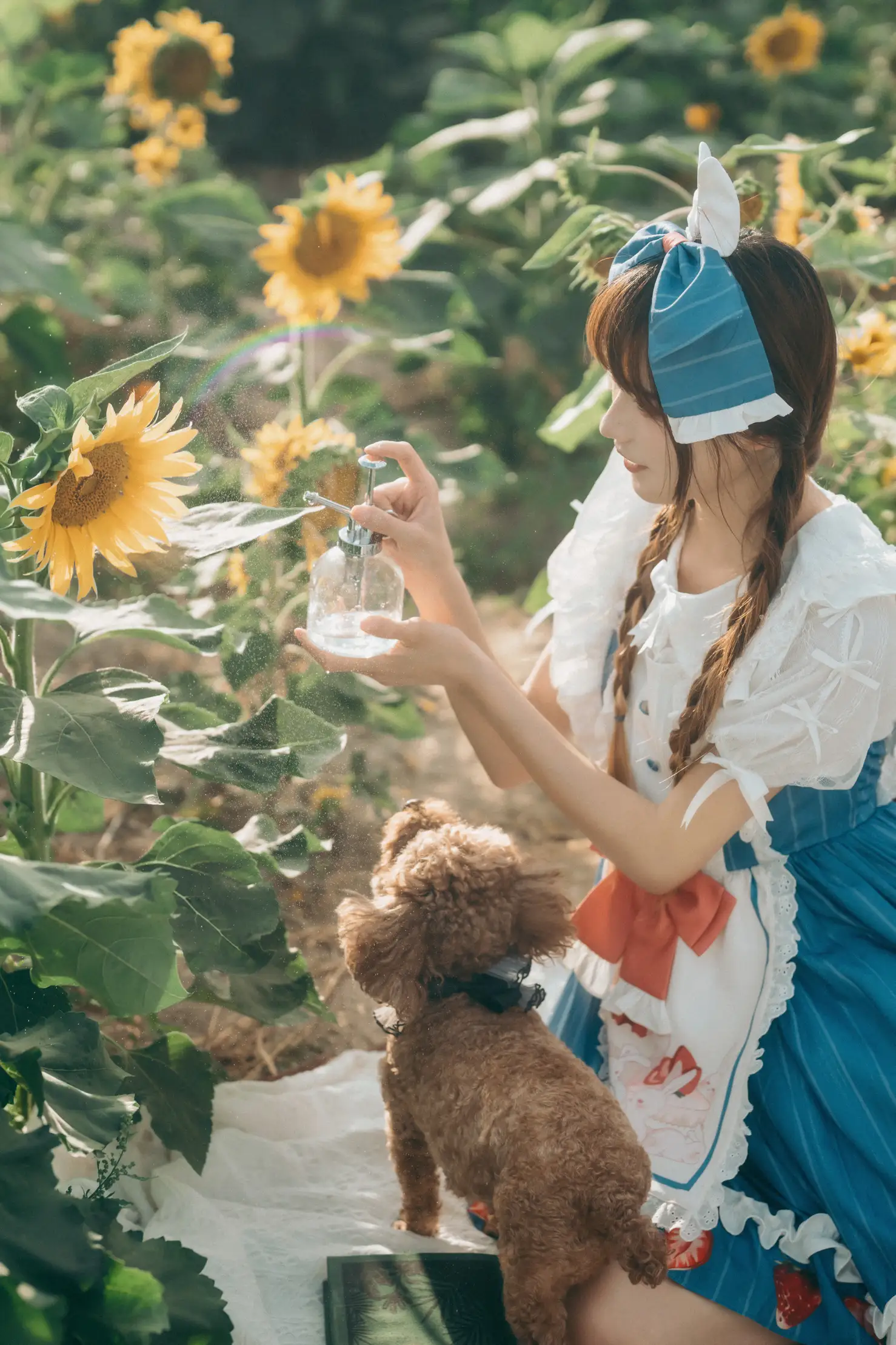 [艺图语] 2022.07.18 Vol.1515 – 甜甜向日葵女孩 兔子Zzz不吃胡萝卜#[32P]-6