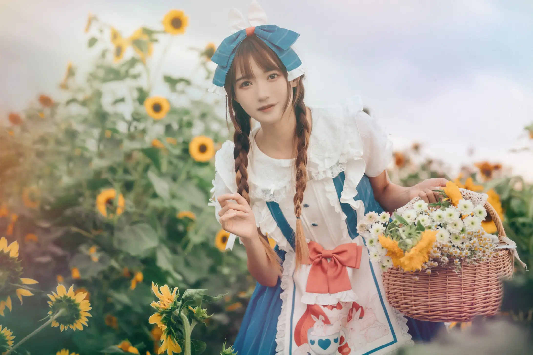 [艺图语] 2022.07.18 Vol.1515 – 甜甜向日葵女孩 兔子Zzz不吃胡萝卜#[32P]-2