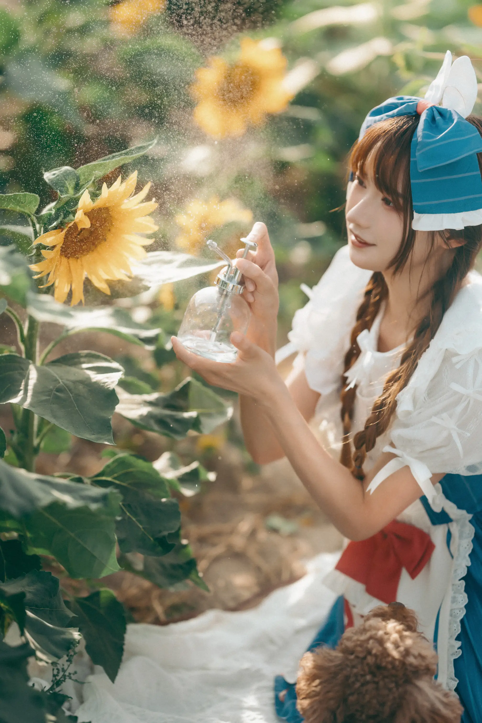 [艺图语] 2022.07.18 Vol.1515 – 甜甜向日葵女孩 兔子Zzz不吃胡萝卜#[32P]-4