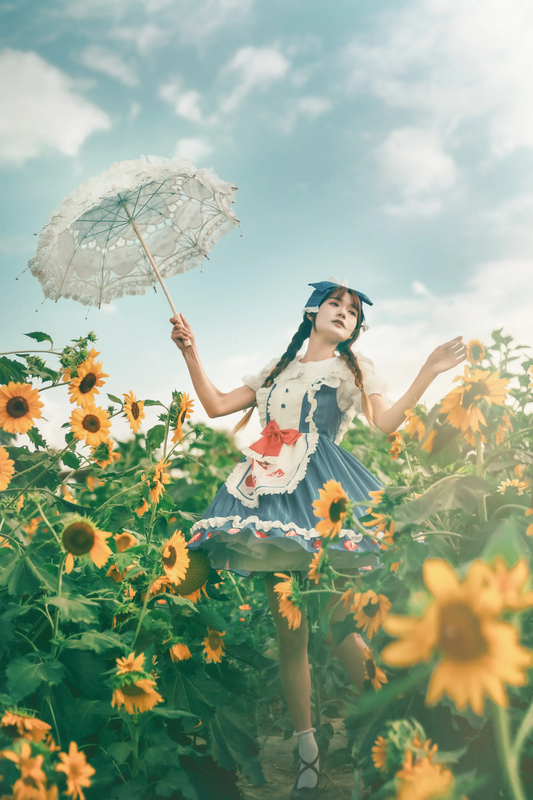 [艺图语] 2022.07.18 Vol.1515 – 甜甜向日葵女孩 兔子Zzz不吃胡萝卜#[32P]-6