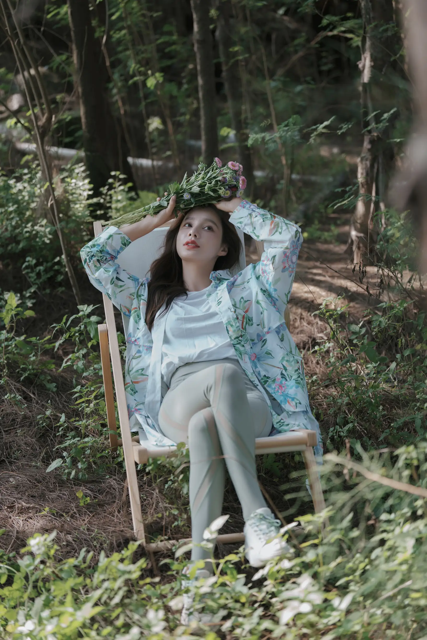 [艺图语] 2022.08.11 Vol.1678 – 氧气女孩的盛夏密林 姝雯同学#[53P]-2