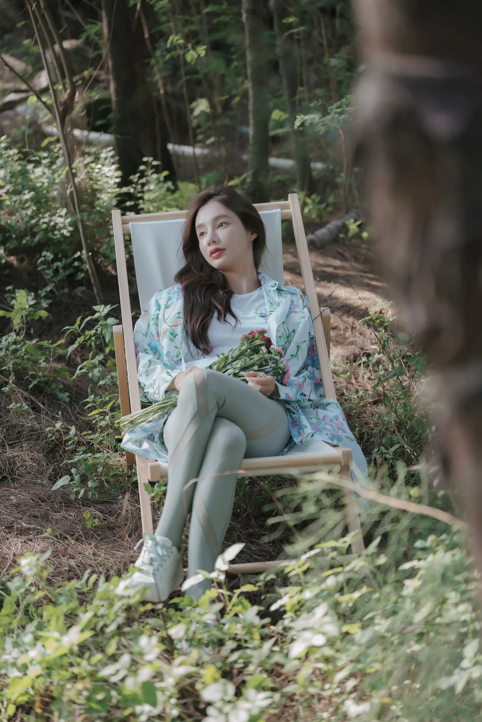 [艺图语] 2022.08.11 Vol.1678 – 氧气女孩的盛夏密林 姝雯同学#[53P]-3