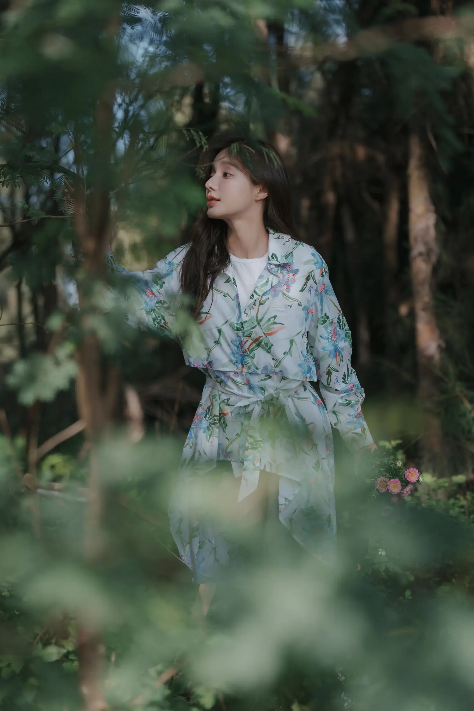 [艺图语] 2022.08.11 Vol.1678 – 氧气女孩的盛夏密林 姝雯同学#[53P]-9