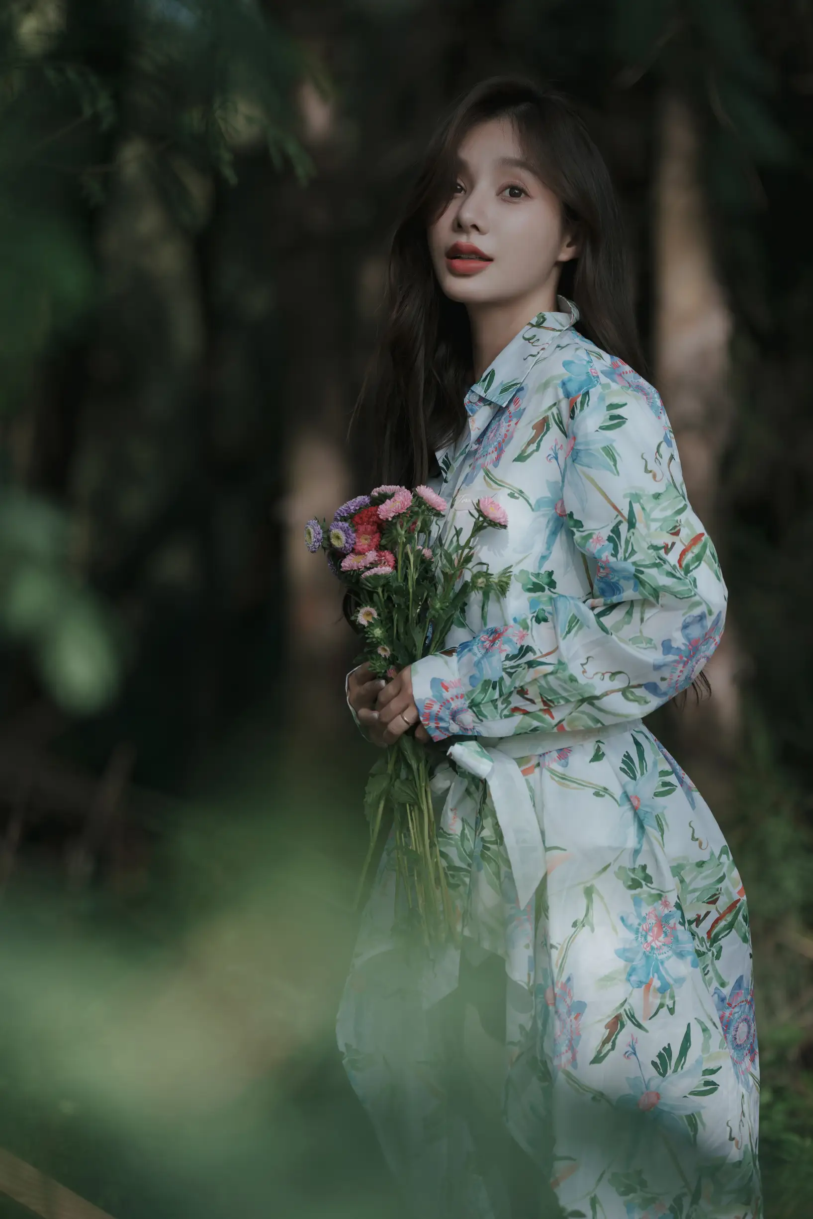 [艺图语] 2022.08.11 Vol.1678 – 氧气女孩的盛夏密林 姝雯同学#[53P]-10